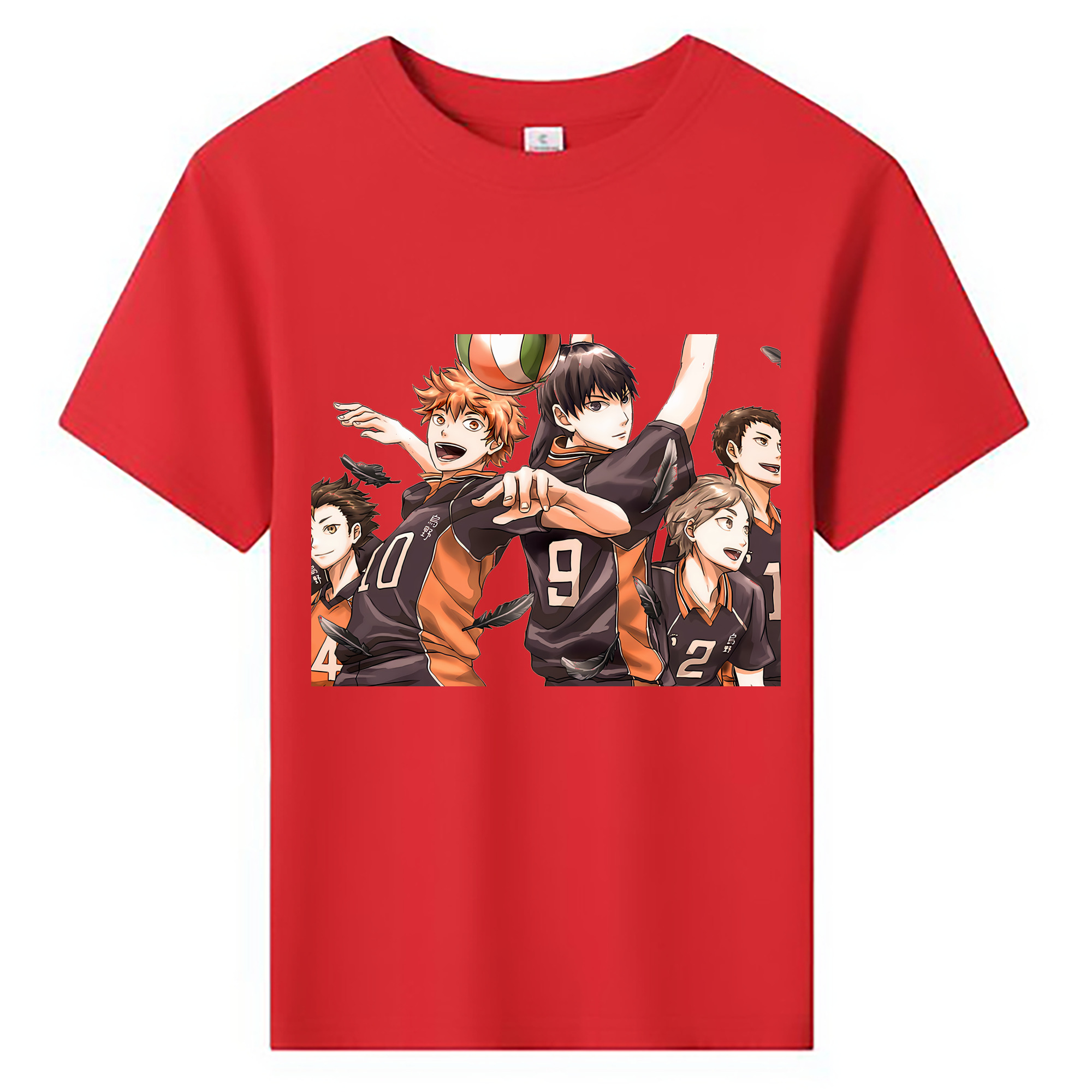 （画像用） ハイキュー!! Haikyu!! 綿100％キッズTシャツ（フロントプリント）