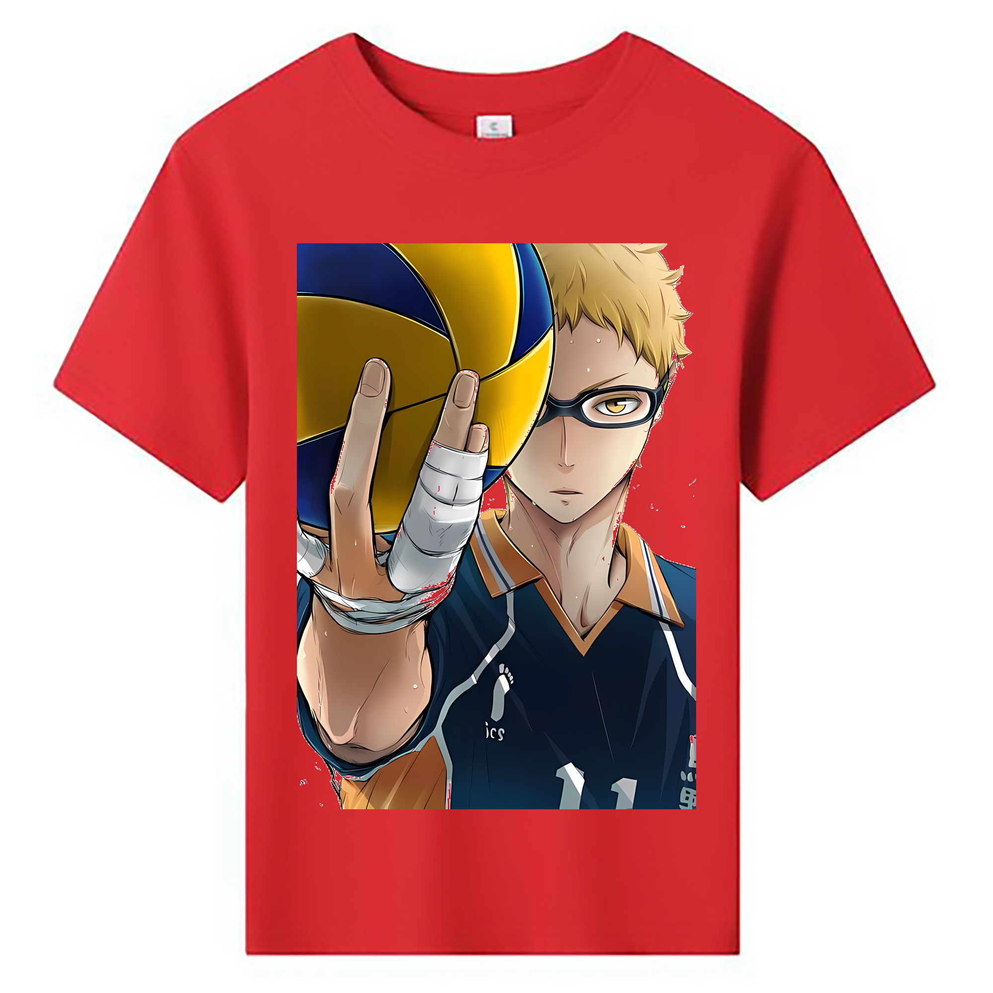 （画像用） ハイキュー!! Haikyu!! 綿100％キッズTシャツ（フロントプリント）