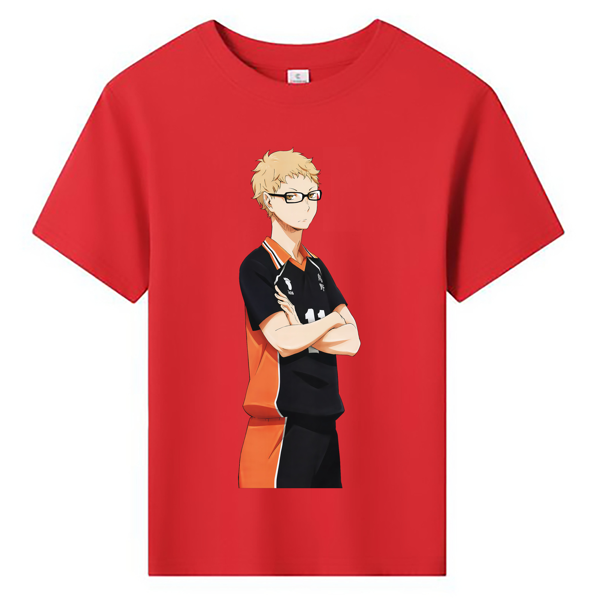 （画像用） ハイキュー!! Haikyu!! 綿100％キッズTシャツ（フロントプリント）