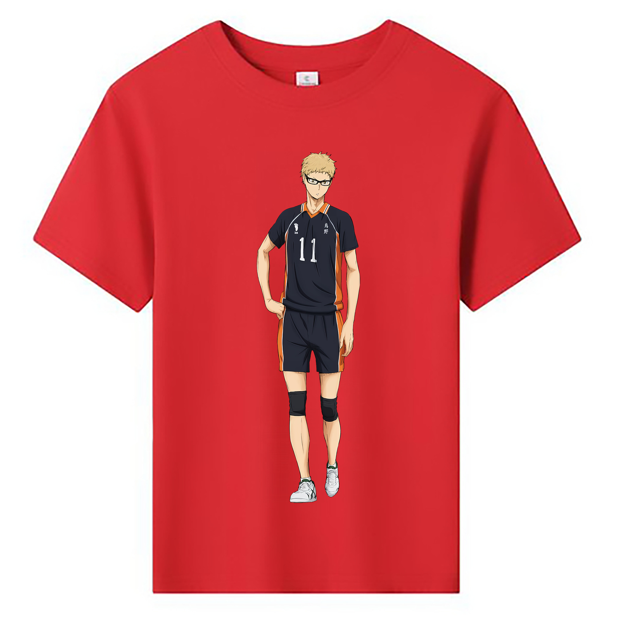 （画像用） ハイキュー!! Haikyu!! 綿100％キッズTシャツ（フロントプリント）