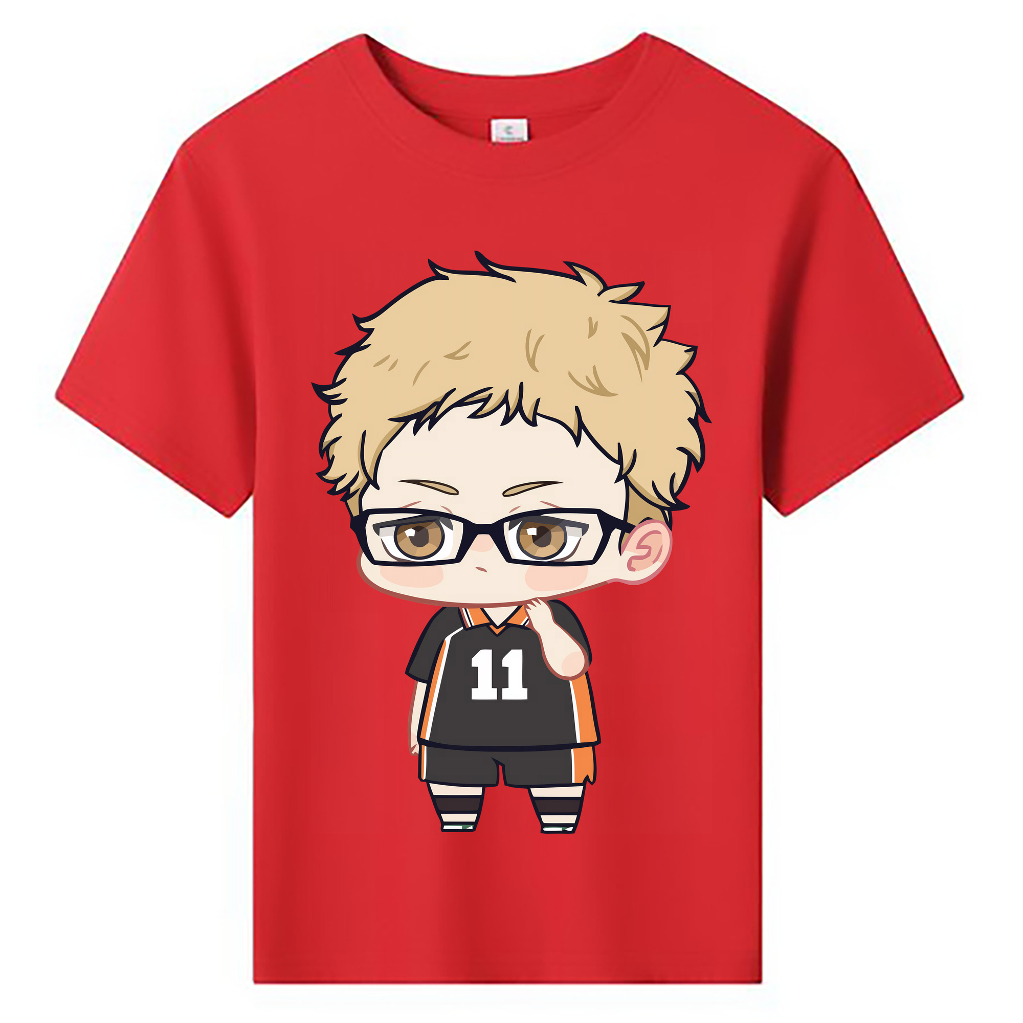 （画像用） ハイキュー!! Haikyu!! 綿100％キッズTシャツ（フロントプリント）