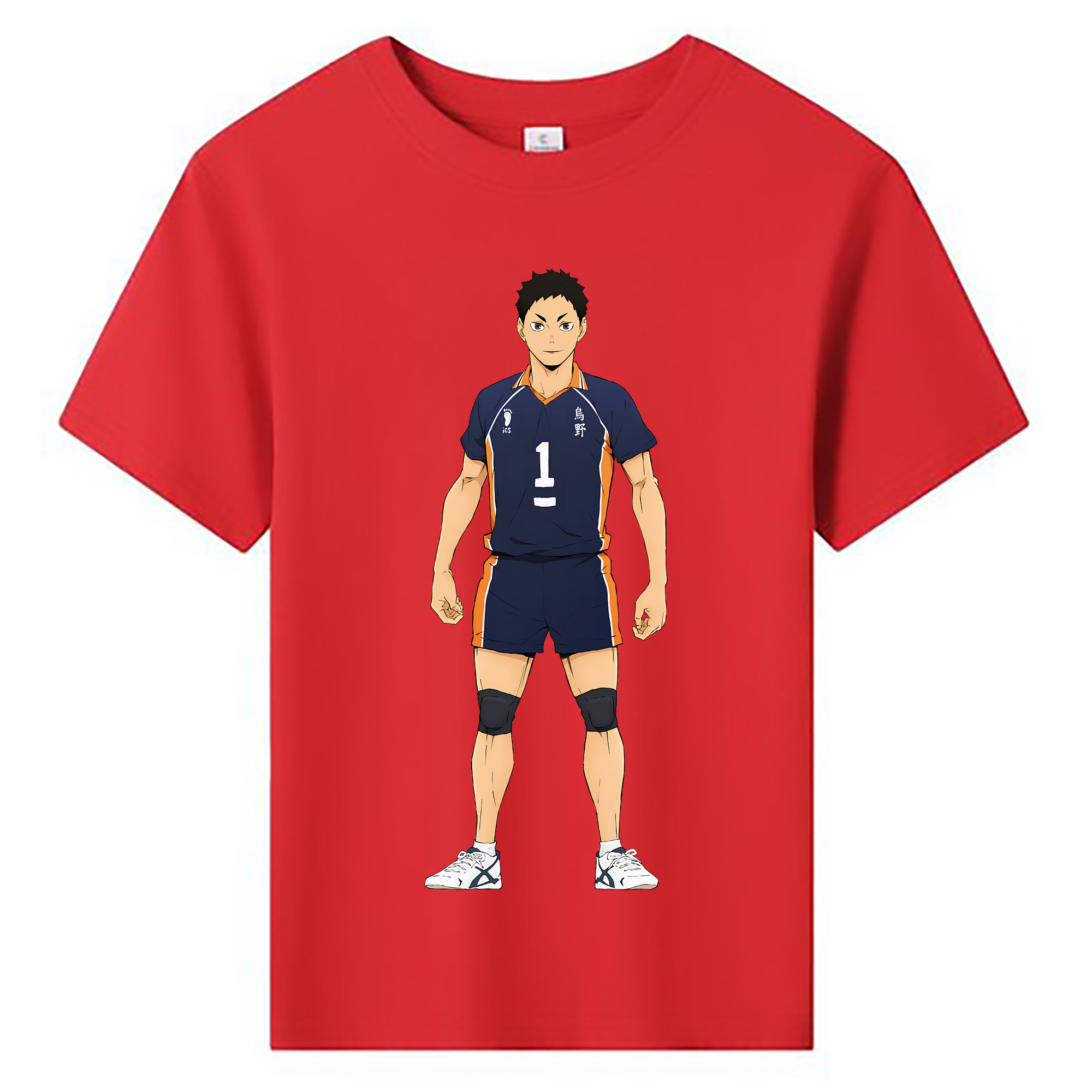 （画像用） ハイキュー!! Haikyu!! 綿100％キッズTシャツ（フロントプリント）