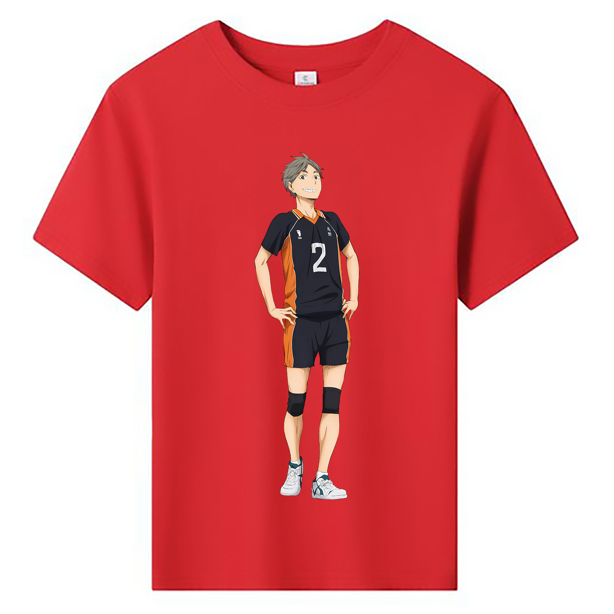 （画像用） ハイキュー!! Haikyu!! 綿100％キッズTシャツ（フロントプリント）