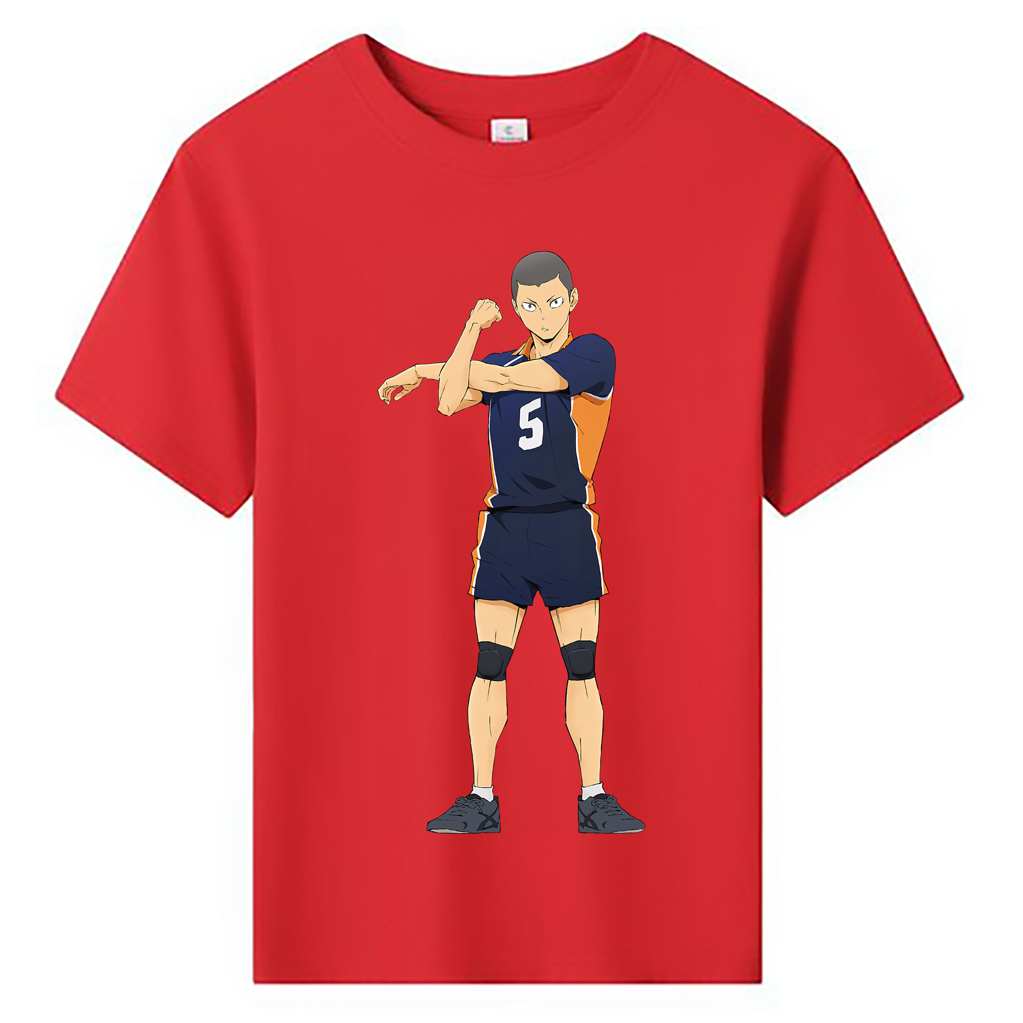（画像用） ハイキュー!! Haikyu!! 綿100％キッズTシャツ（フロントプリント）
