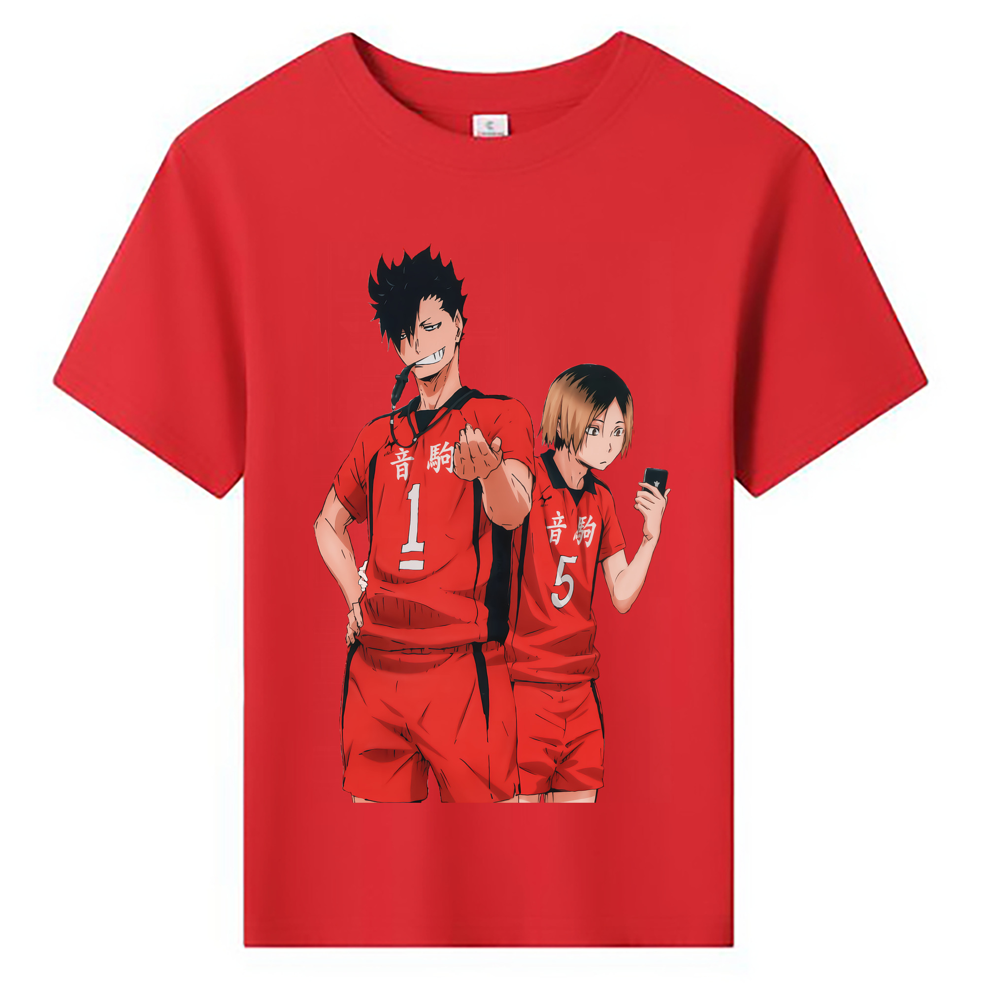 （画像用） ハイキュー!! Haikyu!! 綿100％キッズTシャツ（フロントプリント）