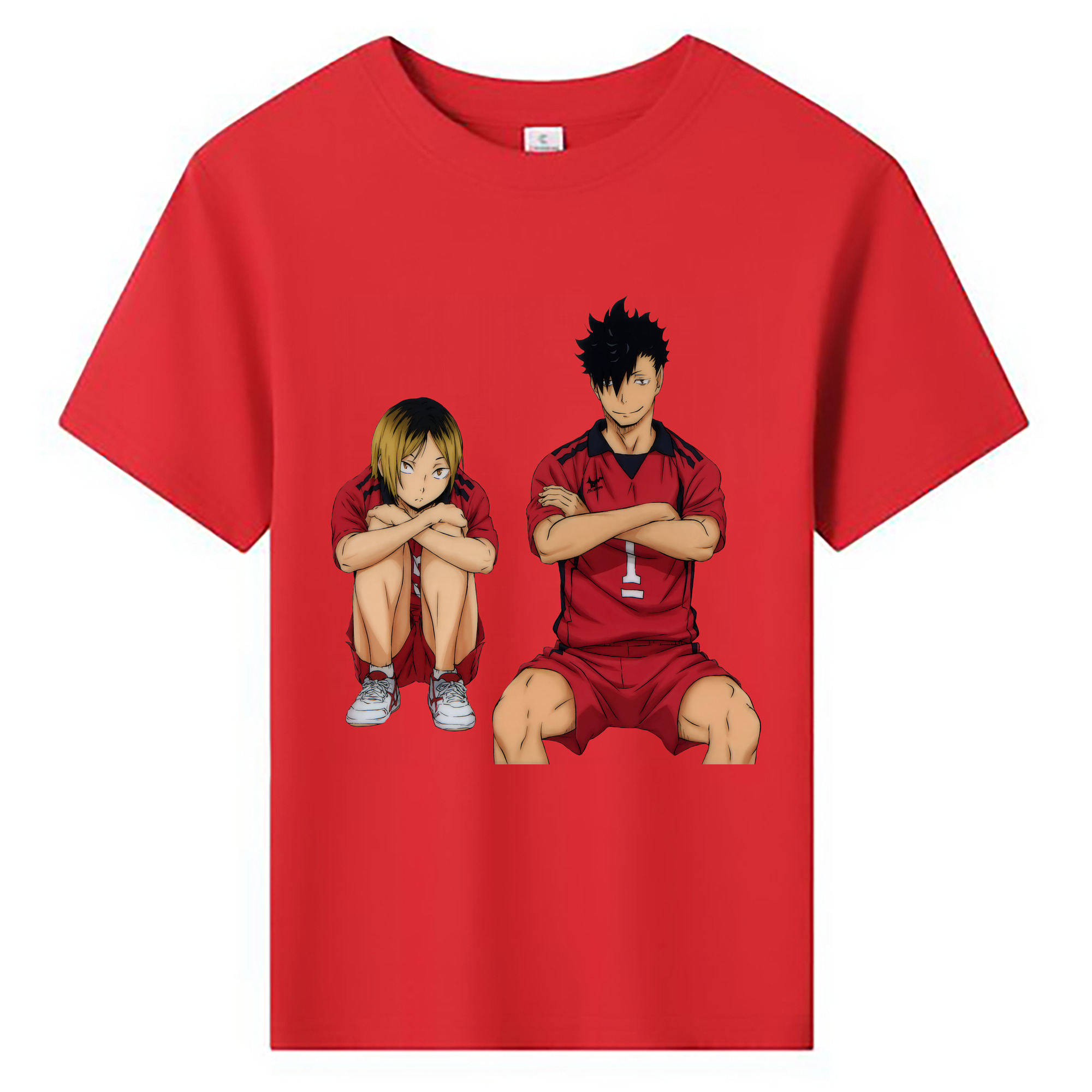 （画像用） ハイキュー!! Haikyu!! 綿100％キッズTシャツ（フロントプリント）