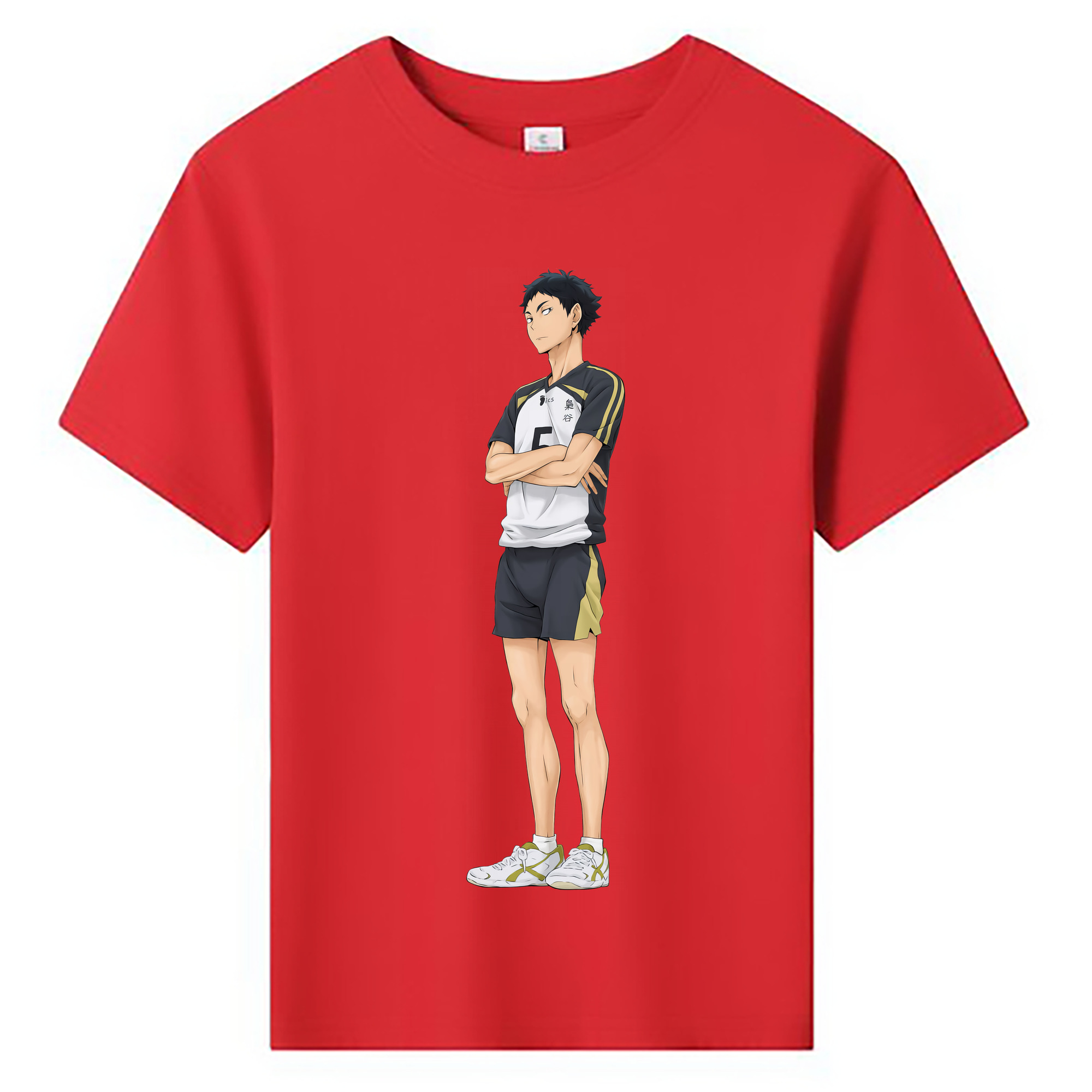 （画像用） ハイキュー!! Haikyu!! 綿100％キッズTシャツ（フロントプリント）