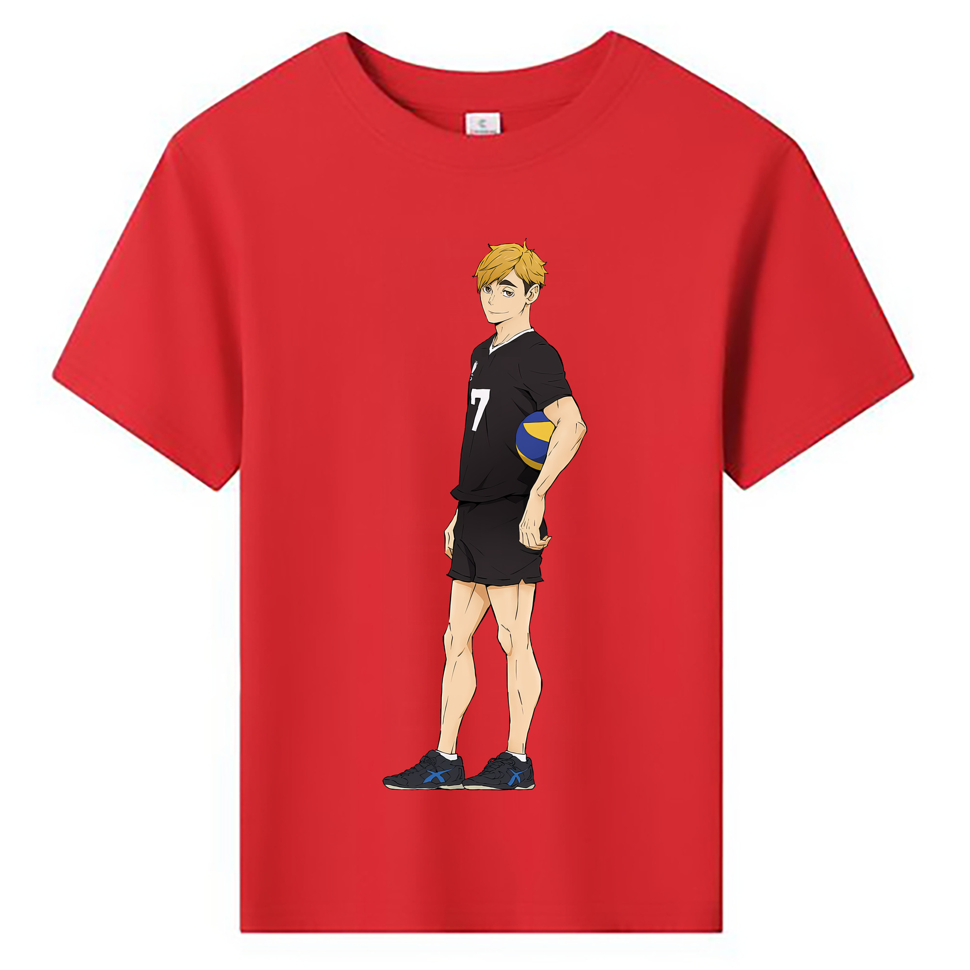 （画像用） ハイキュー!! Haikyu!! 綿100％キッズTシャツ（フロントプリント）