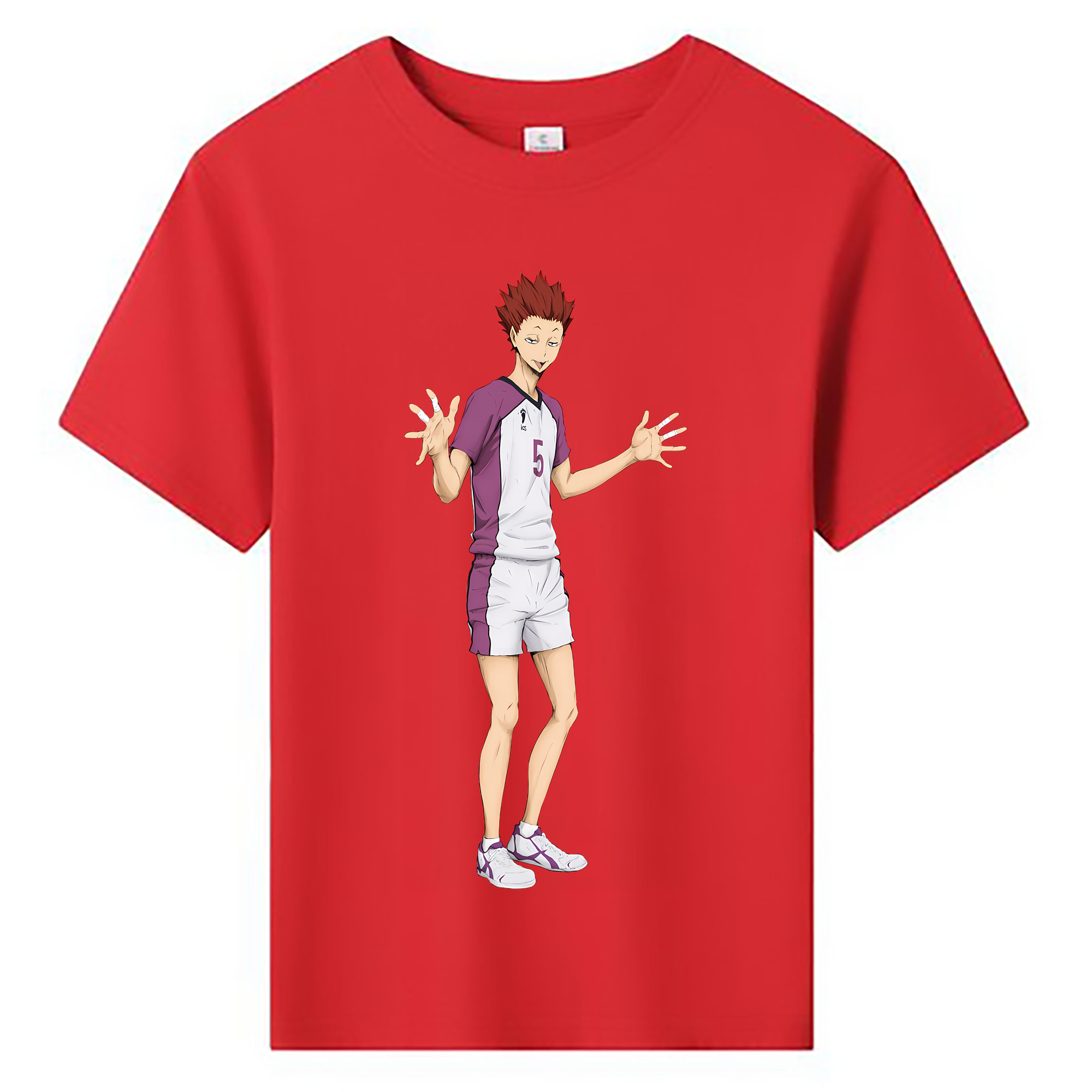（画像用） ハイキュー!! Haikyu!! 綿100％キッズTシャツ（フロントプリント）