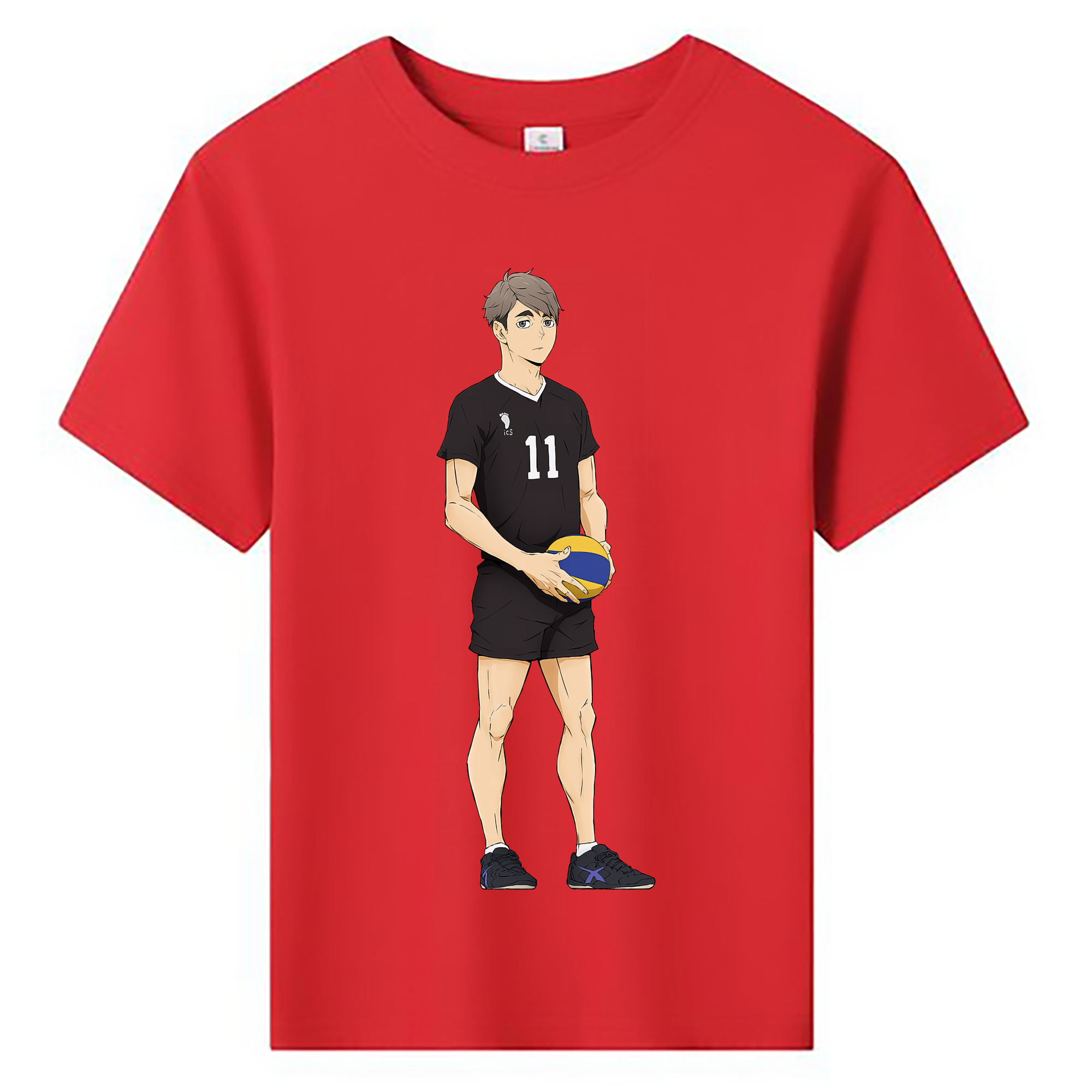 （画像用） ハイキュー!! Haikyu!! 綿100％キッズTシャツ（フロントプリント）