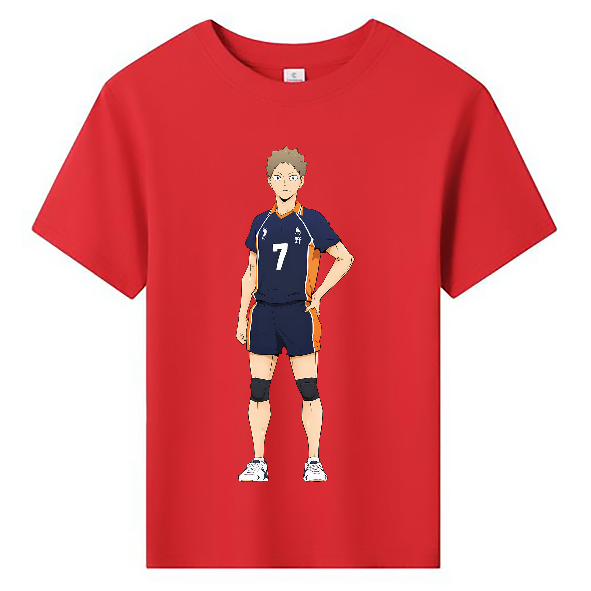 （画像用） ハイキュー!! Haikyu!! 綿100％キッズTシャツ（フロントプリント）