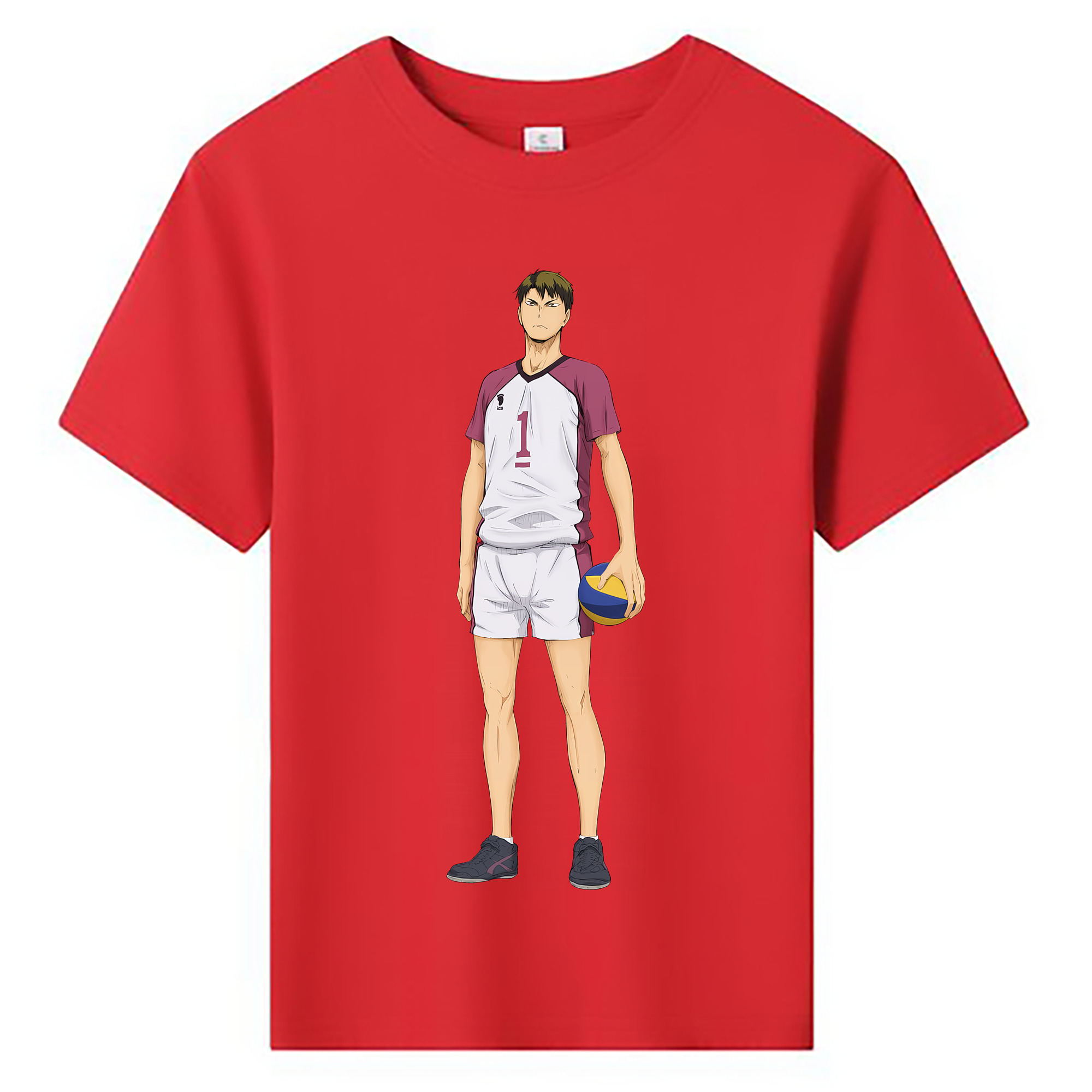 （画像用） ハイキュー!! Haikyu!! 綿100％キッズTシャツ（フロントプリント）