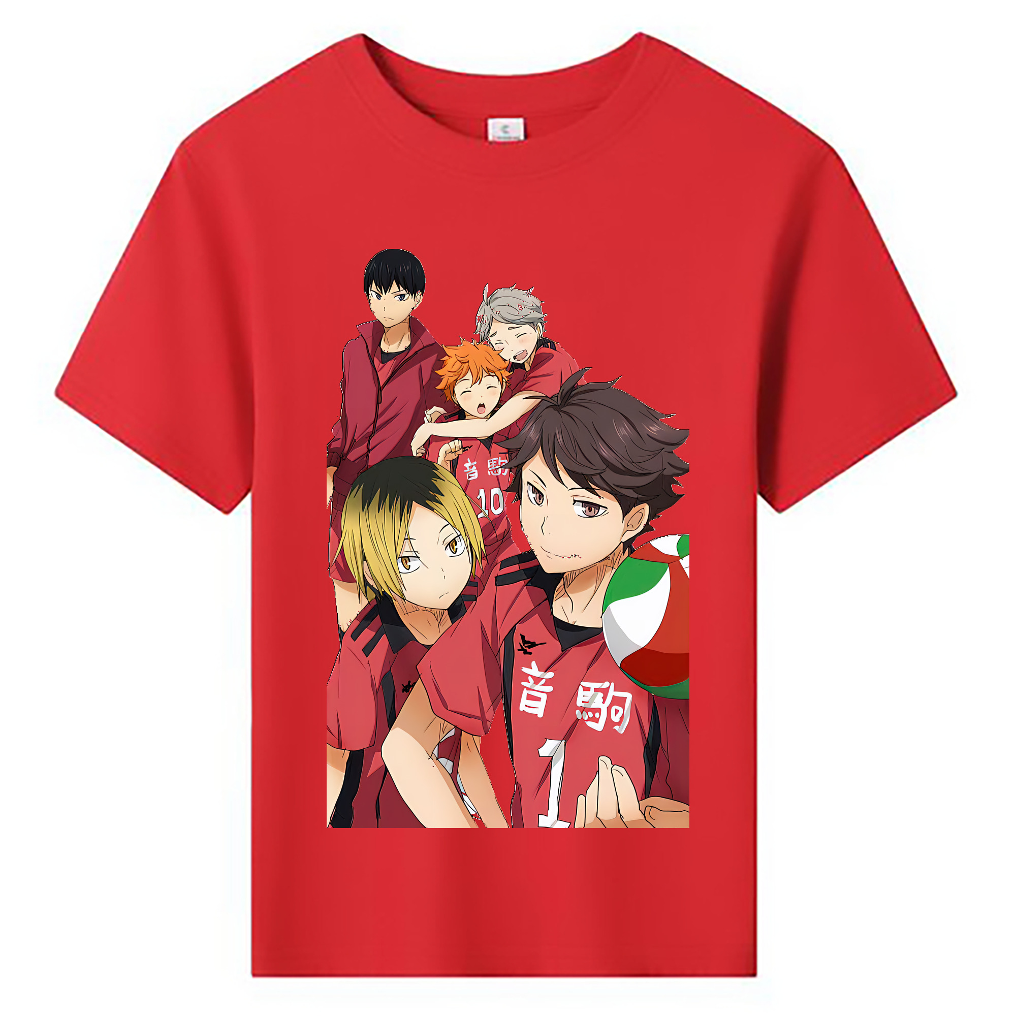 （画像用） ハイキュー!! Haikyu!! 綿100％キッズTシャツ（フロントプリント）