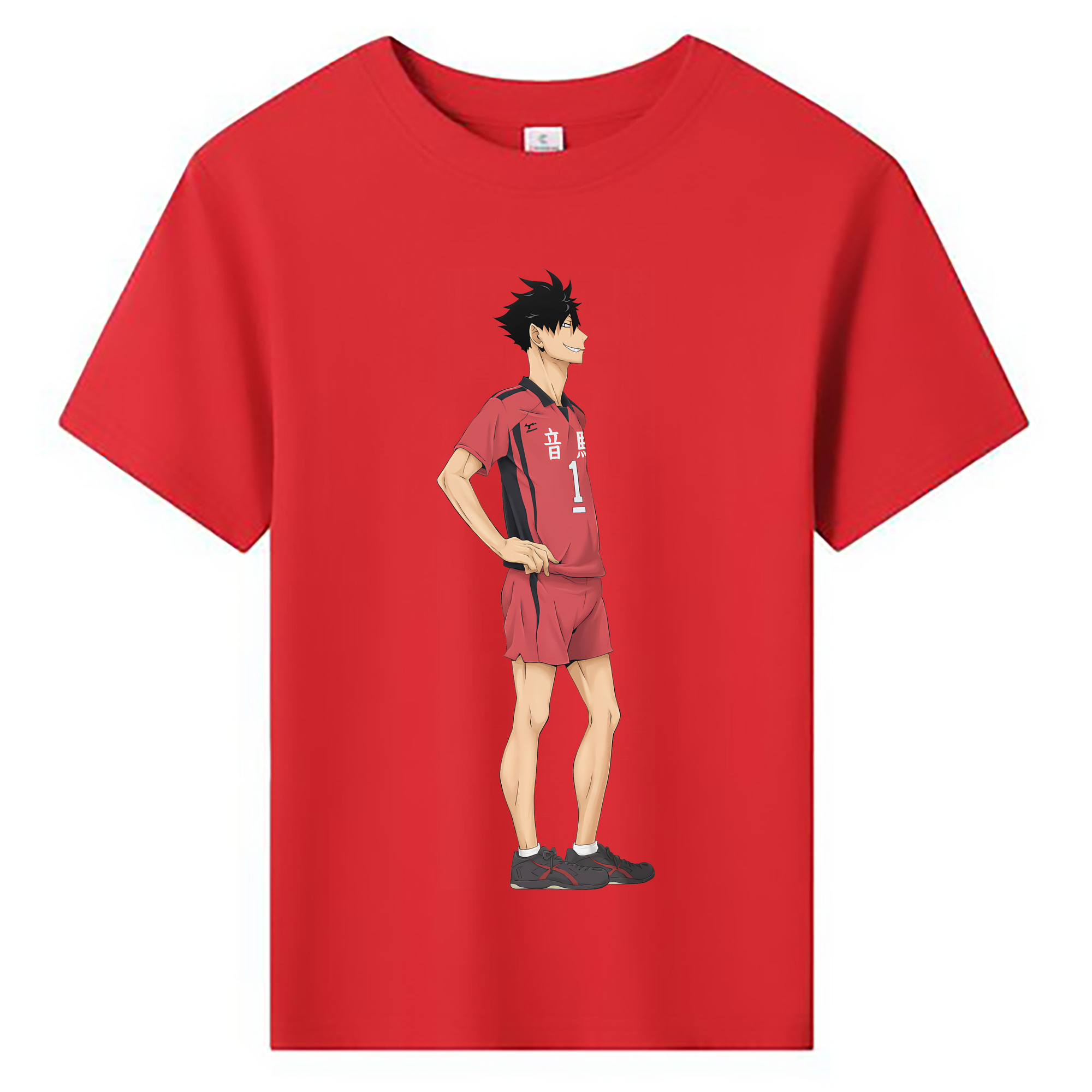 （画像用） ハイキュー!! Haikyu!! 綿100％キッズTシャツ（フロントプリント）