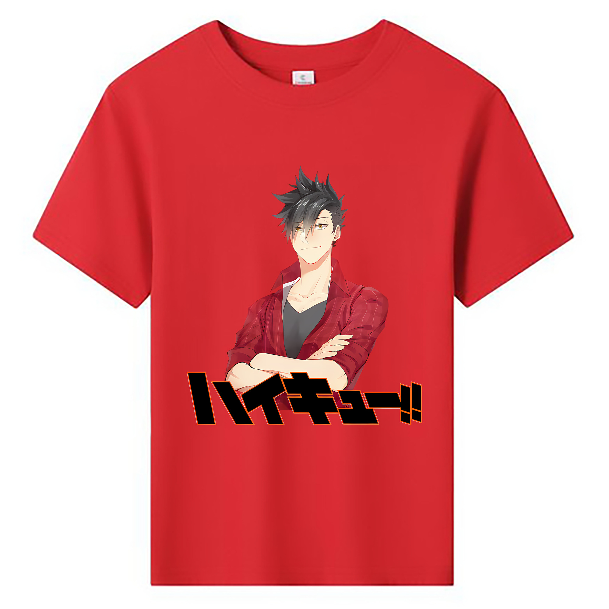 （画像用） ハイキュー!! Haikyu!! 綿100％キッズTシャツ（フロントプリント）