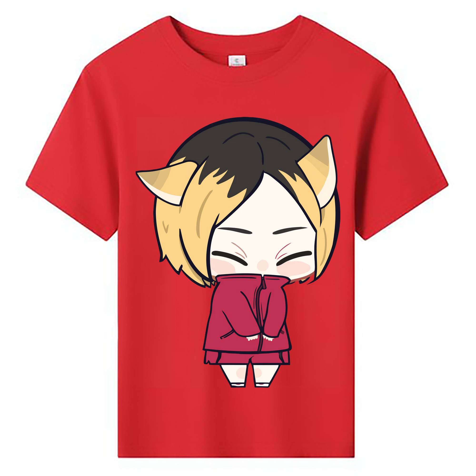 （画像用） ハイキュー!! Haikyu!! 綿100％キッズTシャツ（フロントプリント）