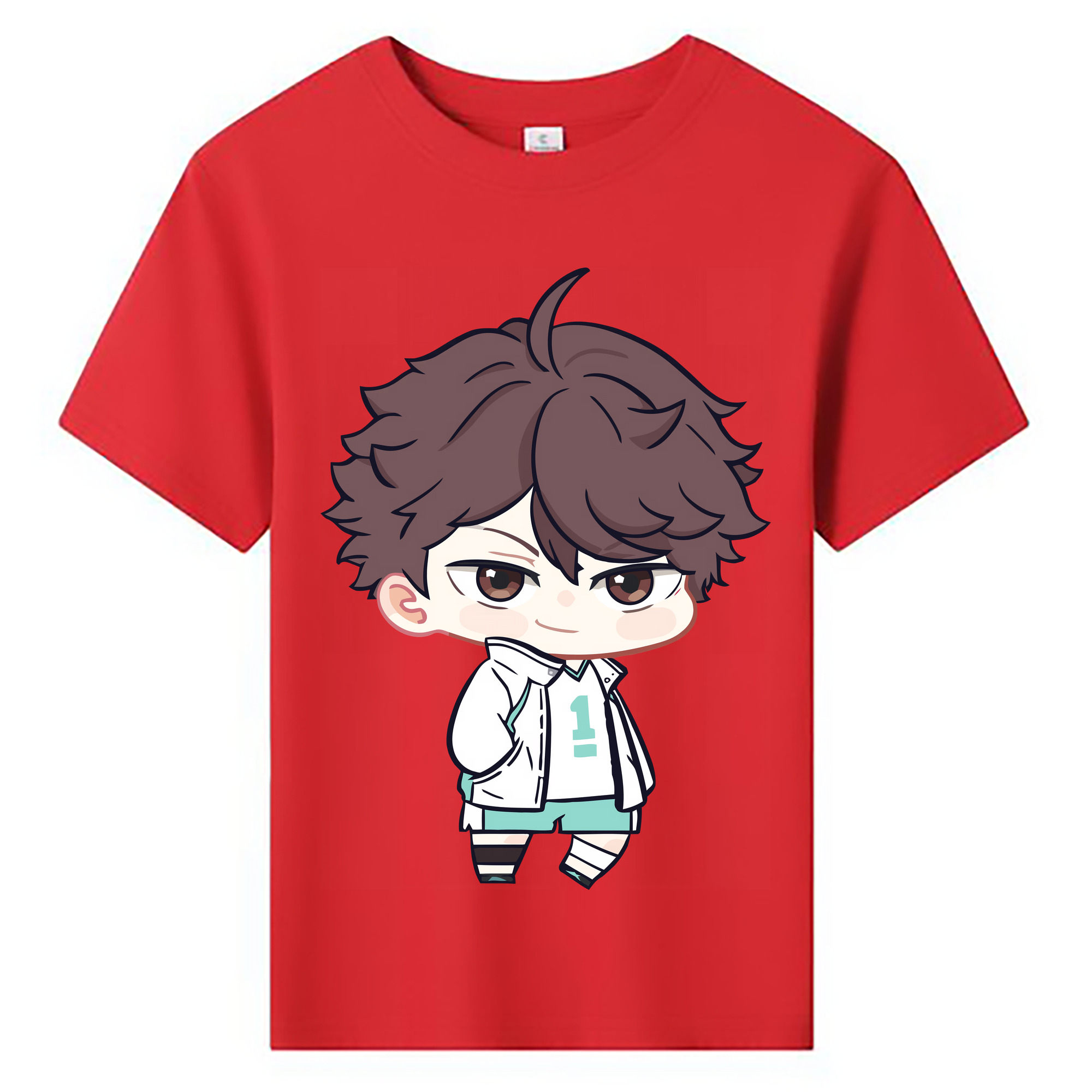 （画像用） ハイキュー!! Haikyu!! 綿100％キッズTシャツ（フロントプリント）