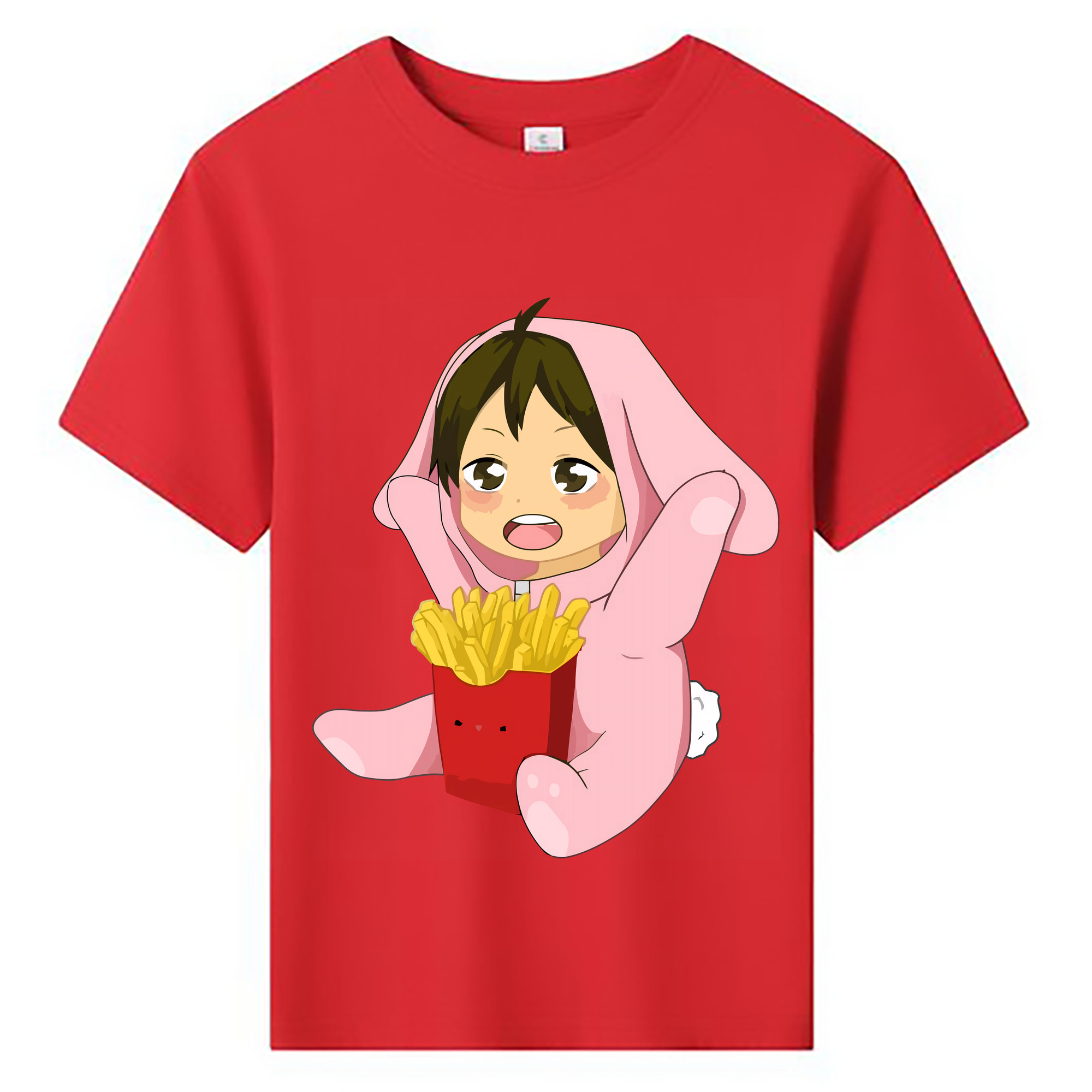 （画像用） ハイキュー!! Haikyu!! 綿100％キッズTシャツ（フロントプリント）