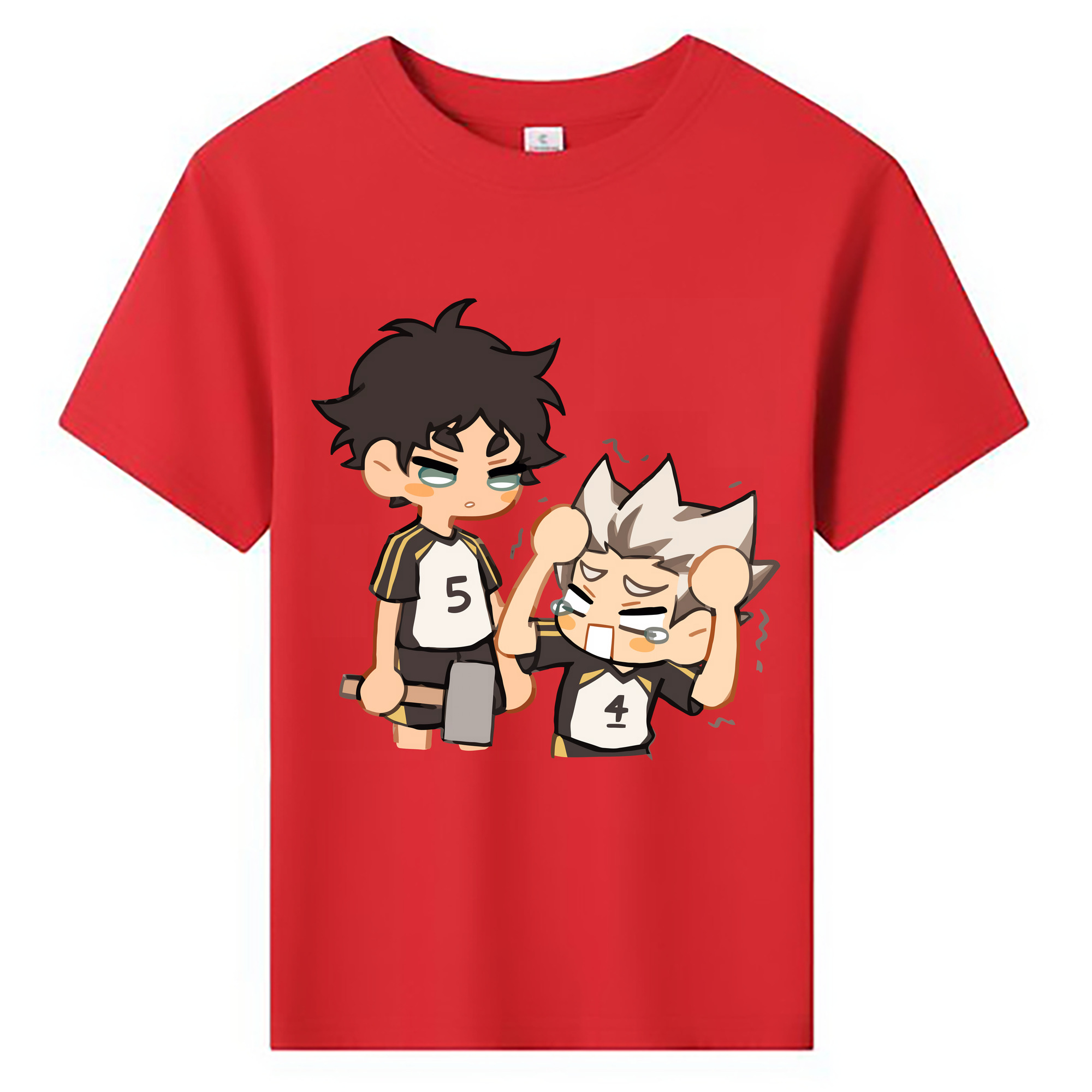 （画像用） ハイキュー!! Haikyu!! 綿100％キッズTシャツ（フロントプリント）