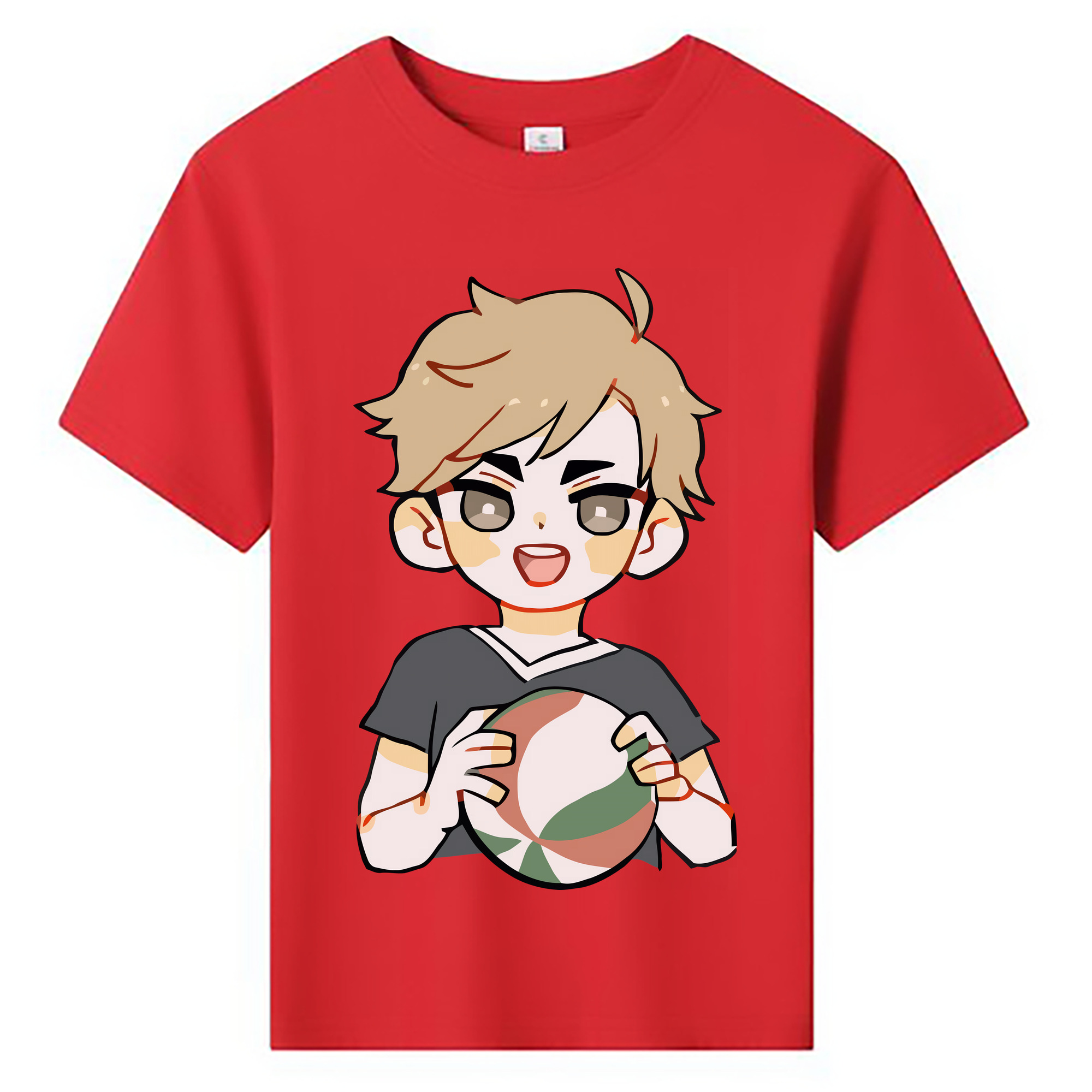 （画像用） ハイキュー!! Haikyu!! 綿100％キッズTシャツ（フロントプリント）