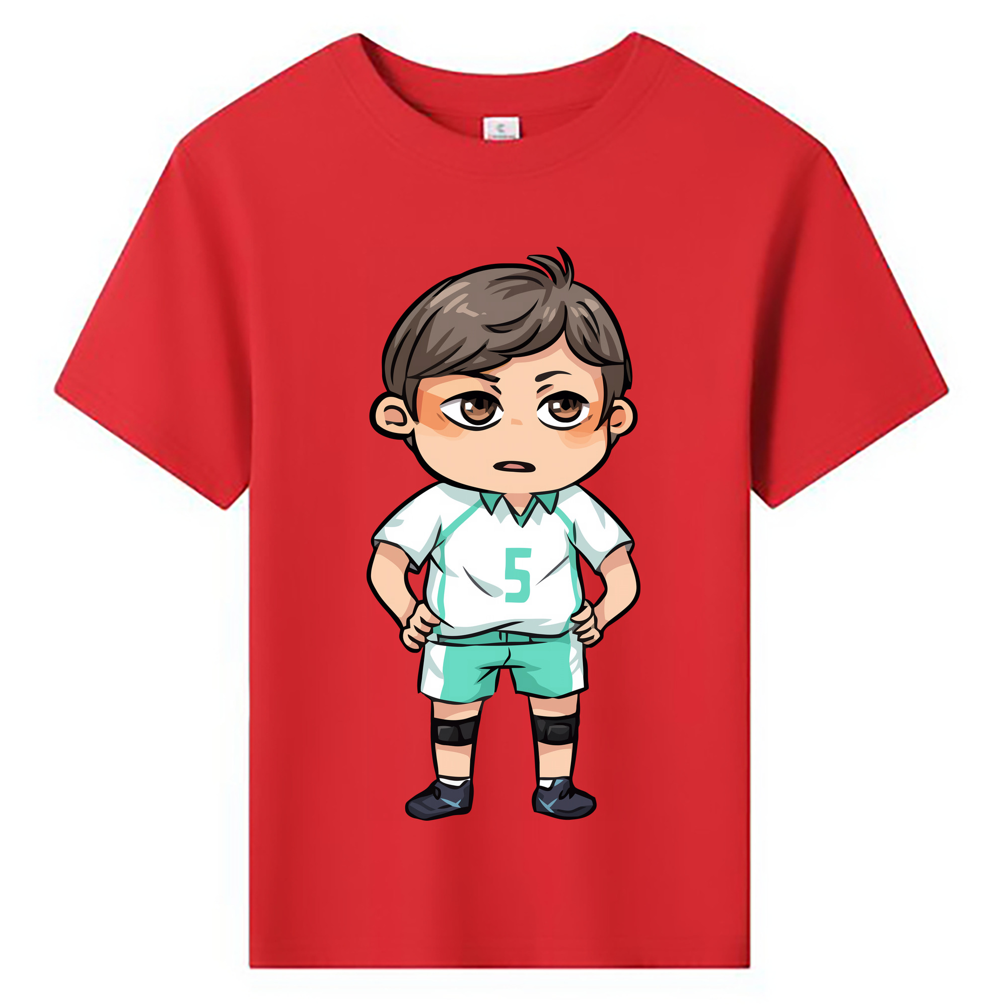 （画像用） ハイキュー!! Haikyu!! 綿100％キッズTシャツ（フロントプリント）