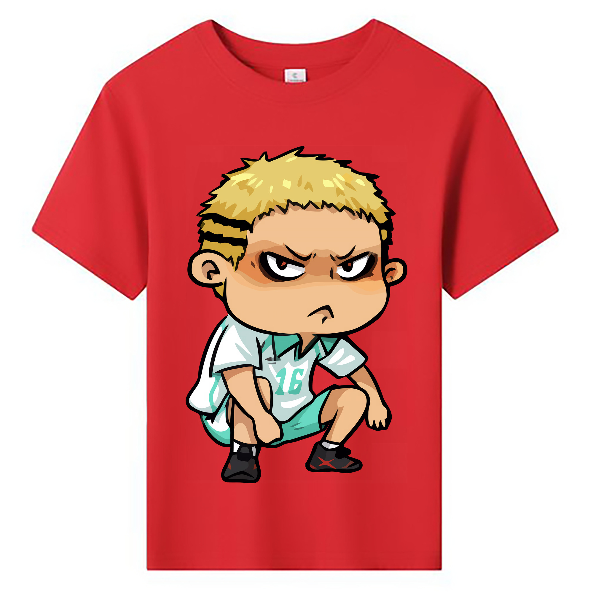 （画像用） ハイキュー!! Haikyu!! 綿100％キッズTシャツ（フロントプリント）
