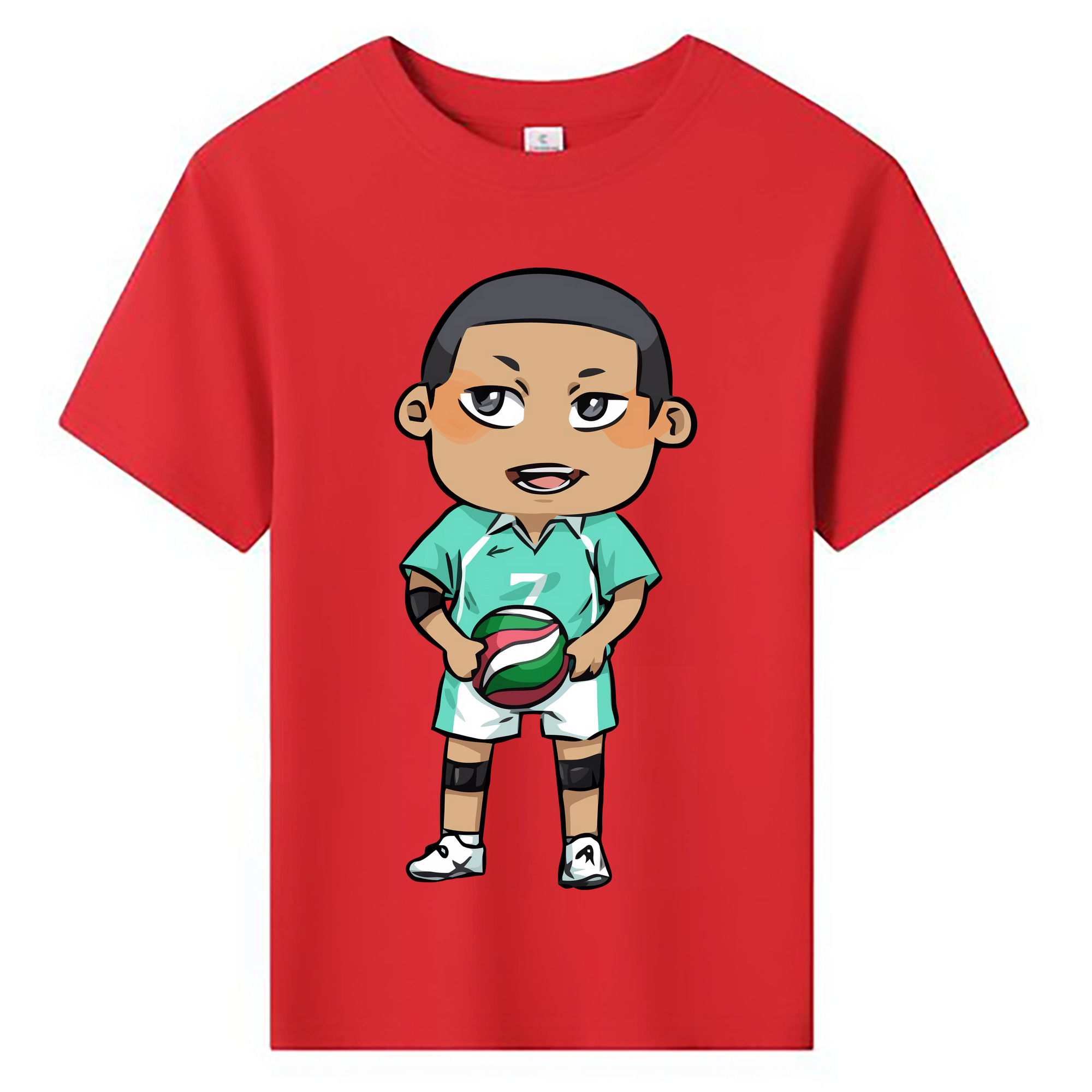 （画像用） ハイキュー!! Haikyu!! 綿100％キッズTシャツ（フロントプリント）