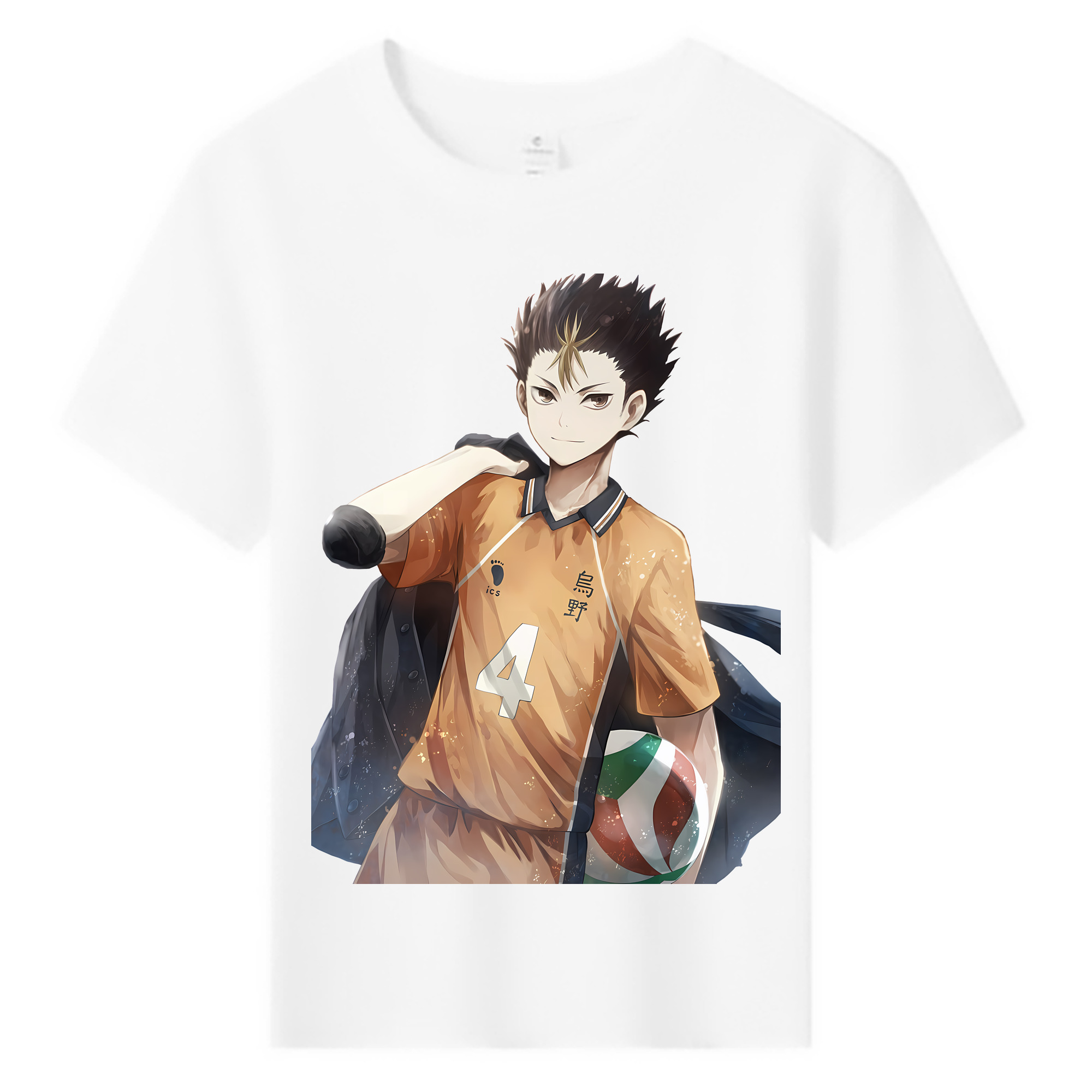 （画像用） ハイキュー!! Haikyu!! 綿100％キッズTシャツ（フロントプリント）