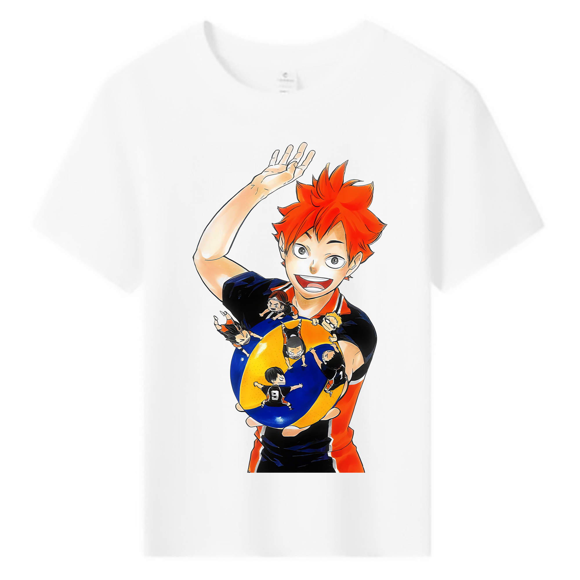 （画像用） ハイキュー!! Haikyu!! 綿100％キッズTシャツ（フロントプリント）