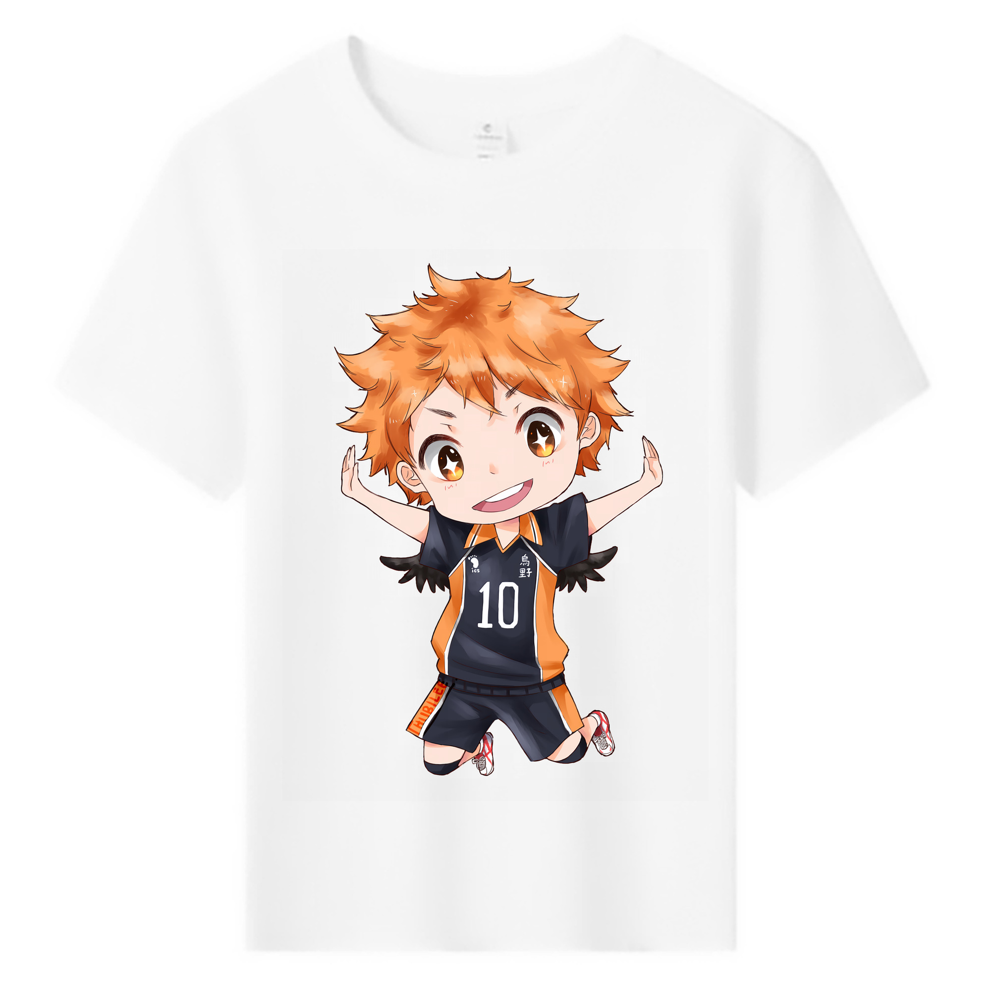 （画像用） ハイキュー!! Haikyu!! 綿100％キッズTシャツ（フロントプリント）