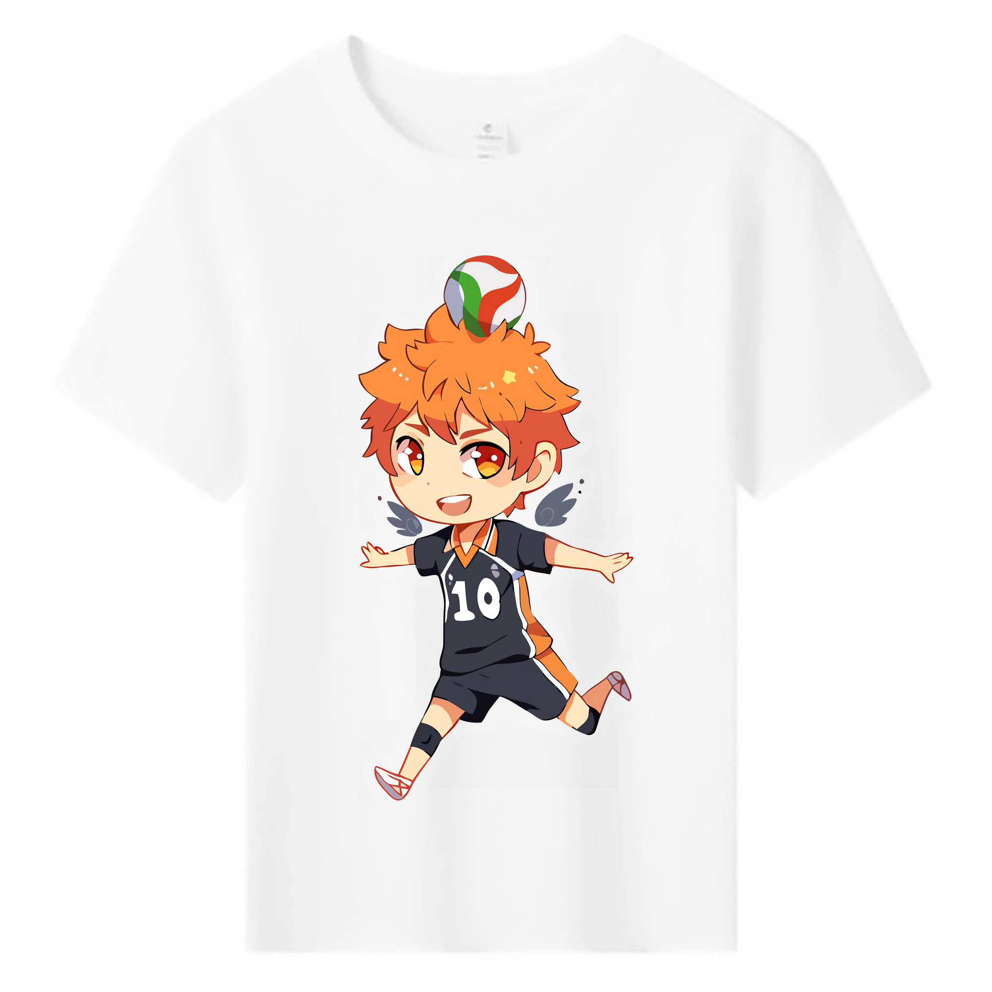（画像用） ハイキュー!! Haikyu!! 綿100％キッズTシャツ（フロントプリント）