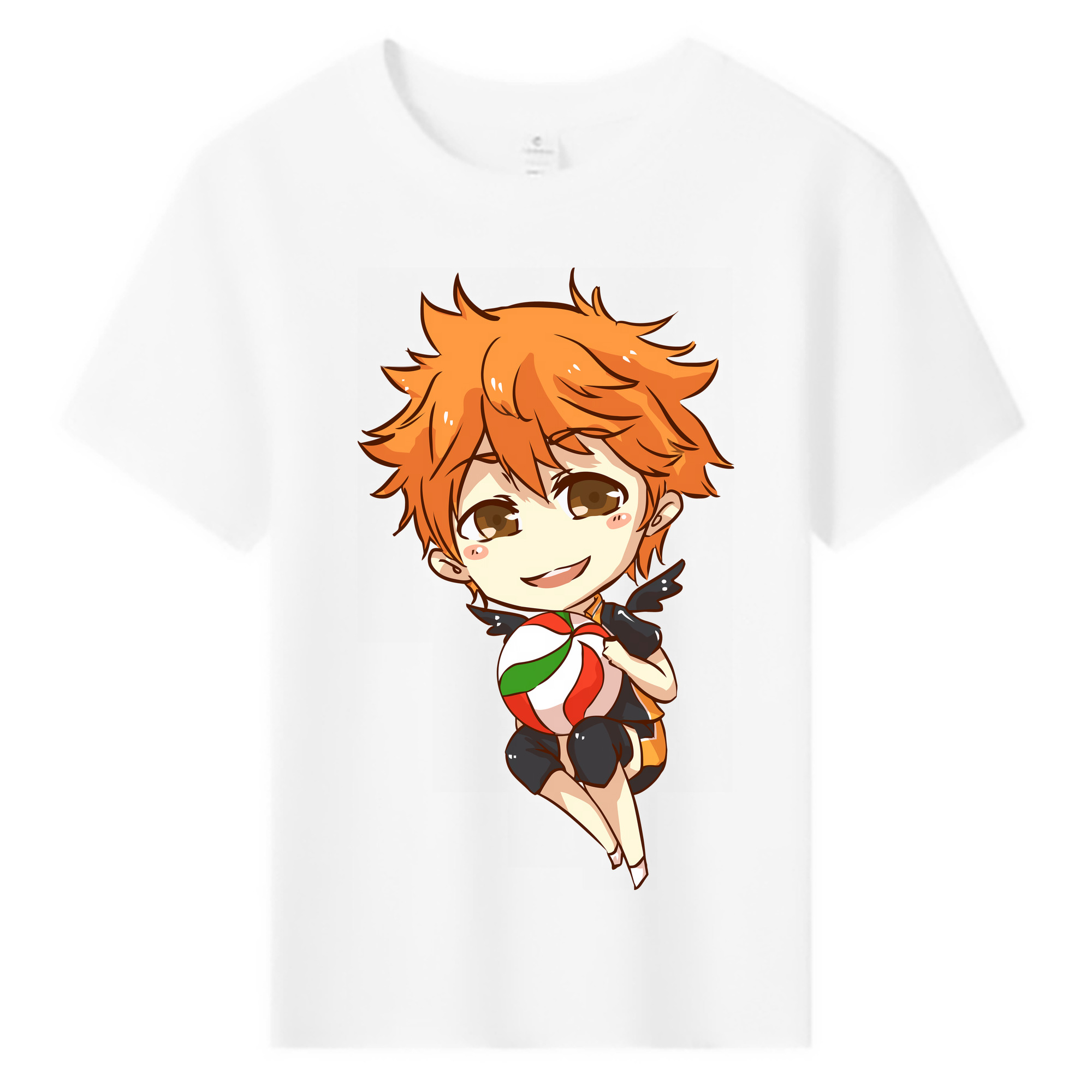 （画像用） ハイキュー!! Haikyu!! 綿100％キッズTシャツ（フロントプリント）