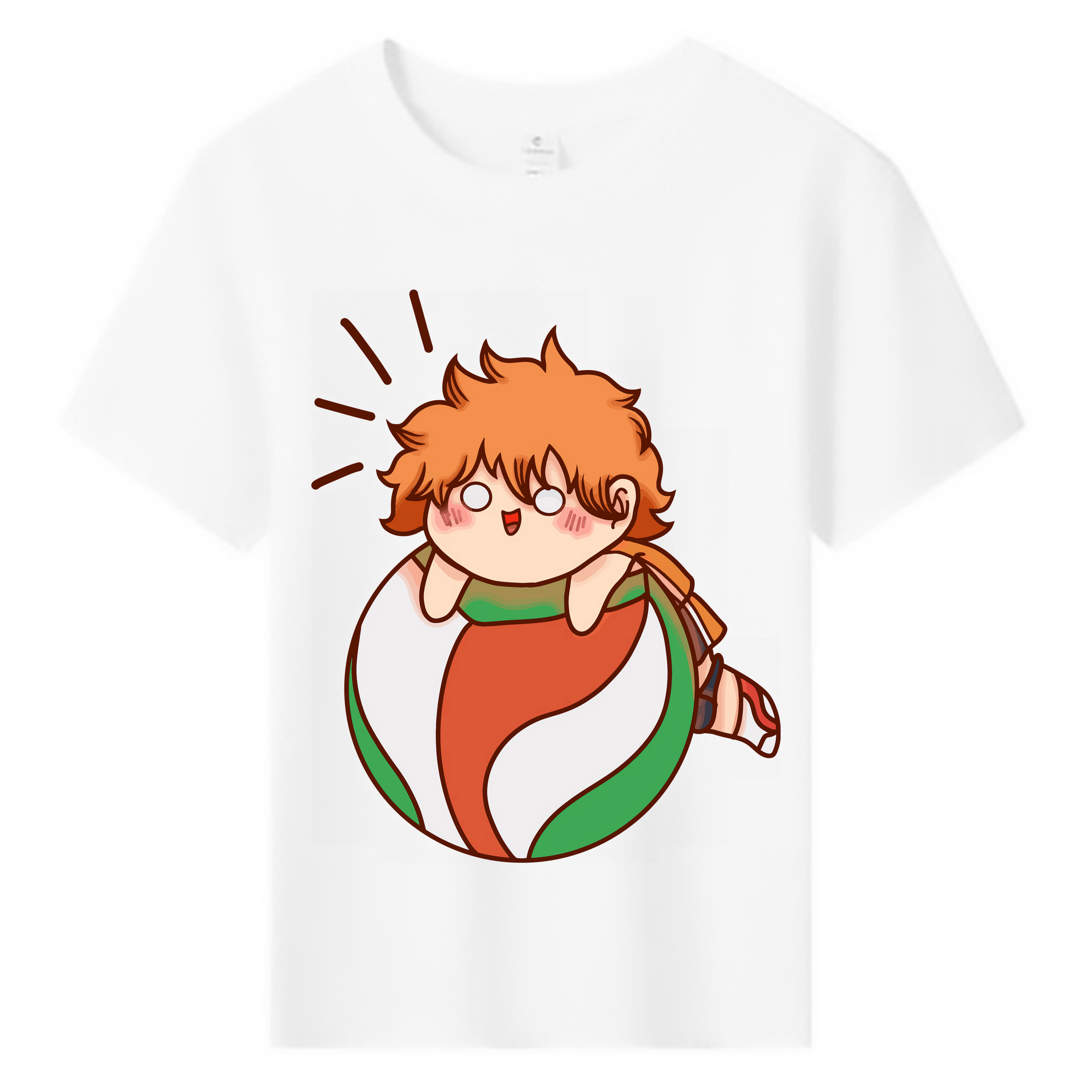 （画像用） ハイキュー!! Haikyu!! 綿100％キッズTシャツ（フロントプリント）