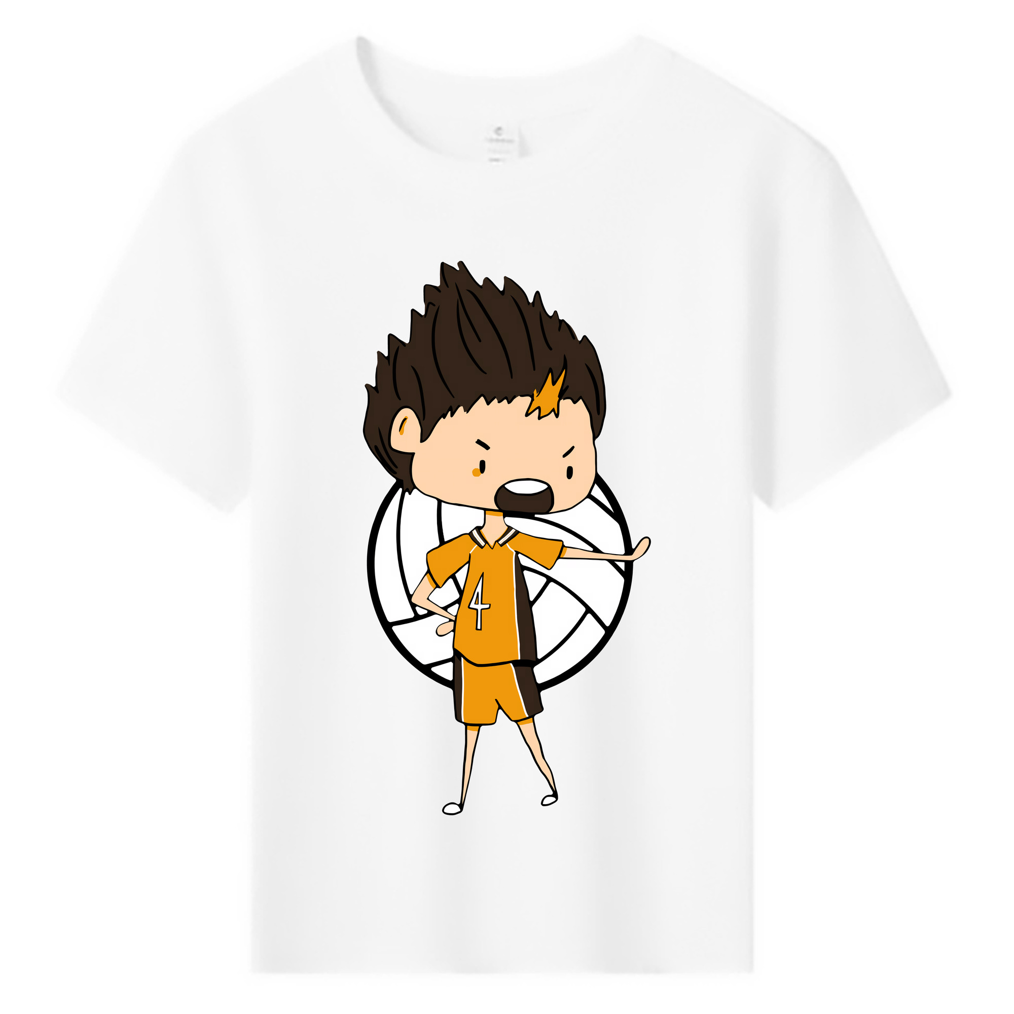 （画像用） ハイキュー!! Haikyu!! 綿100％キッズTシャツ（フロントプリント）