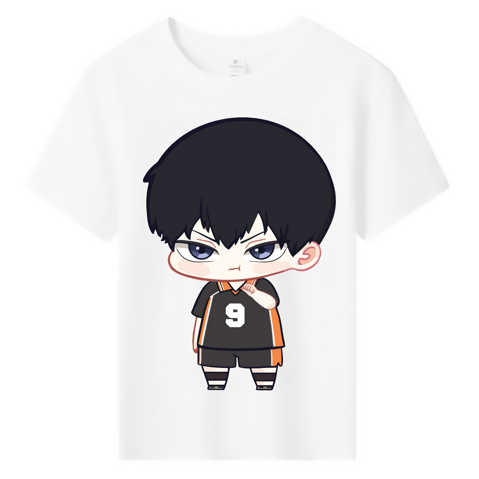 （画像用） ハイキュー!! Haikyu!! 綿100％キッズTシャツ（フロントプリント）