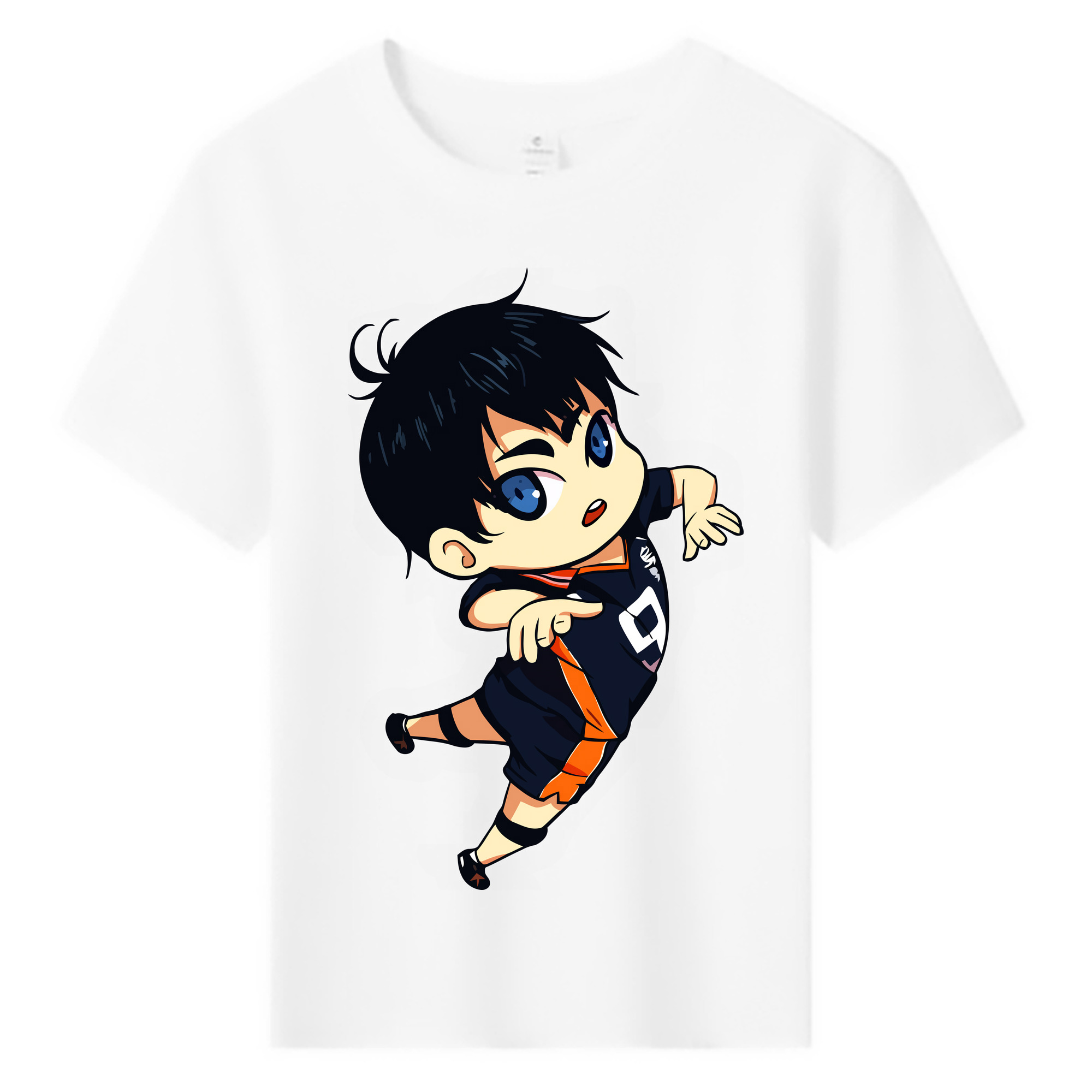 （画像用） ハイキュー!! Haikyu!! 綿100％キッズTシャツ（フロントプリント）