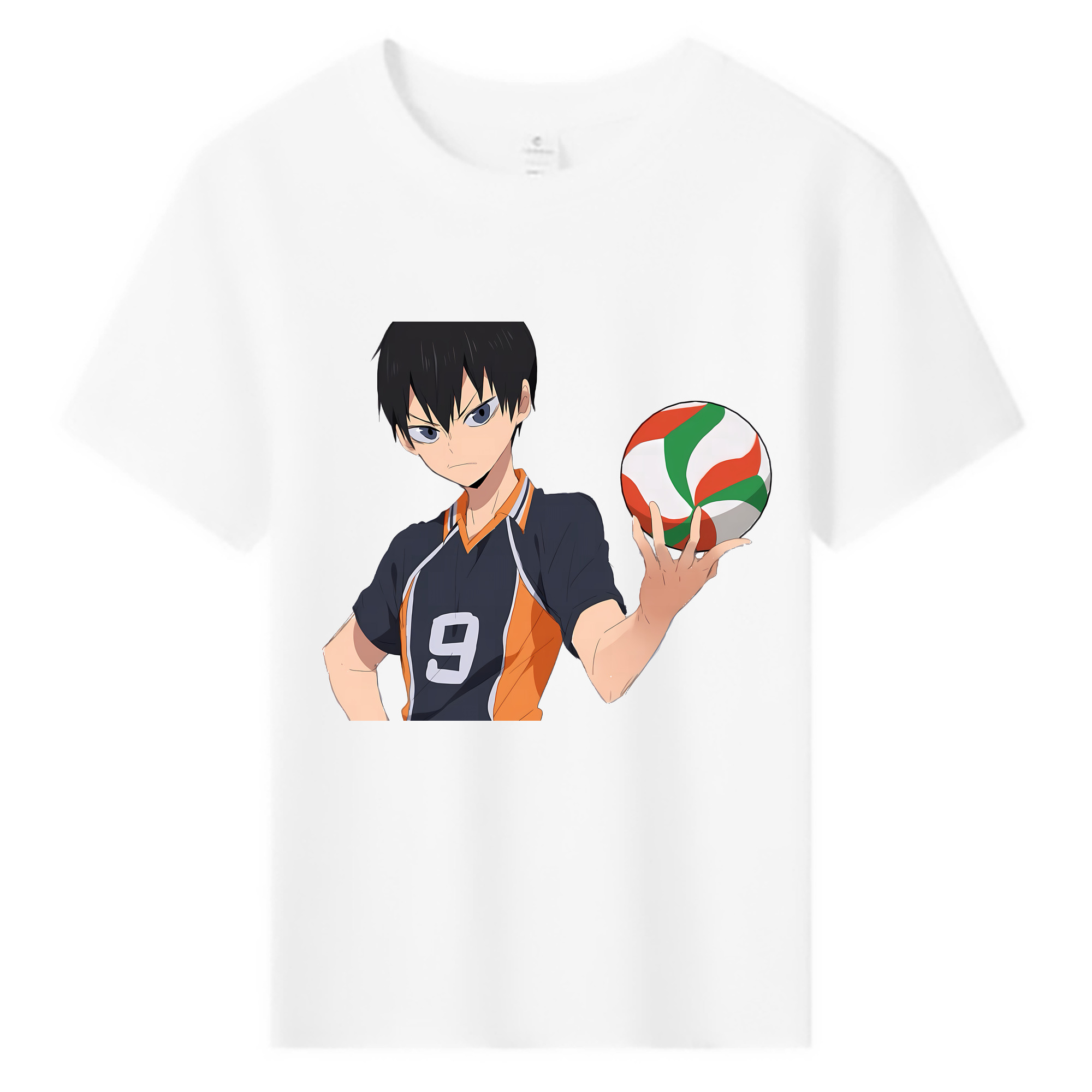 （画像用） ハイキュー!! Haikyu!! 綿100％キッズTシャツ（フロントプリント）