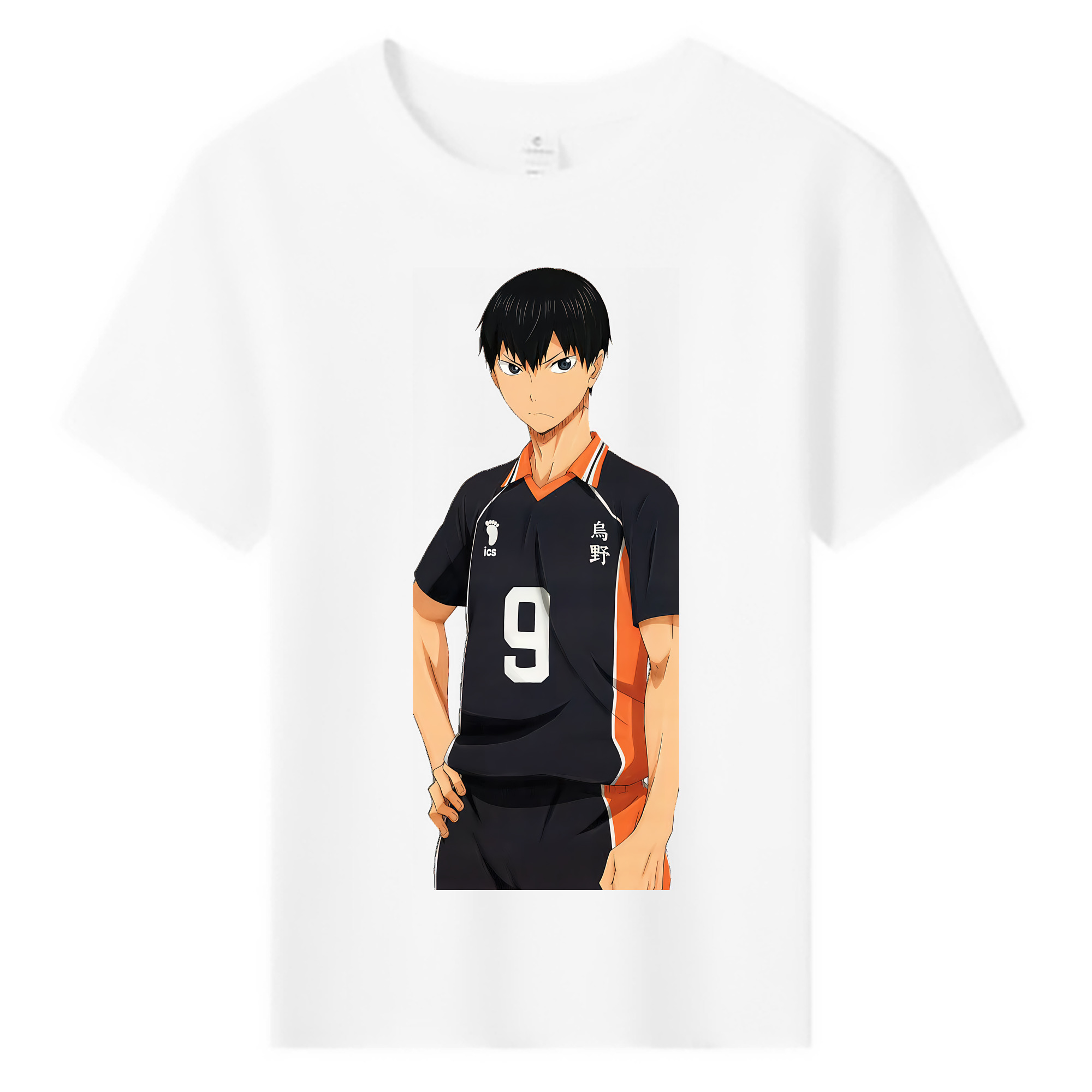 （画像用） ハイキュー!! Haikyu!! 綿100％キッズTシャツ（フロントプリント）