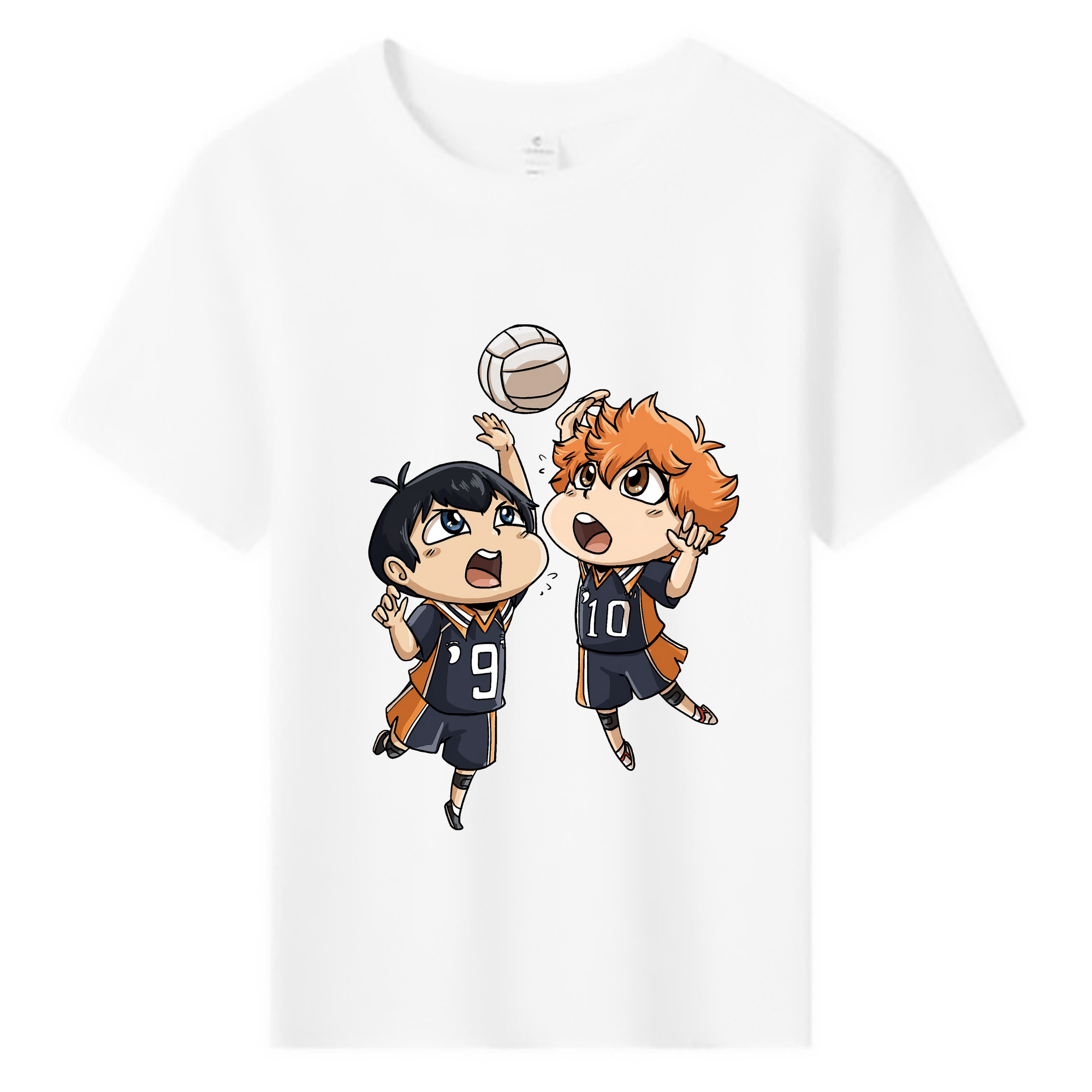 （画像用） ハイキュー!! Haikyu!! 綿100％キッズTシャツ（フロントプリント）