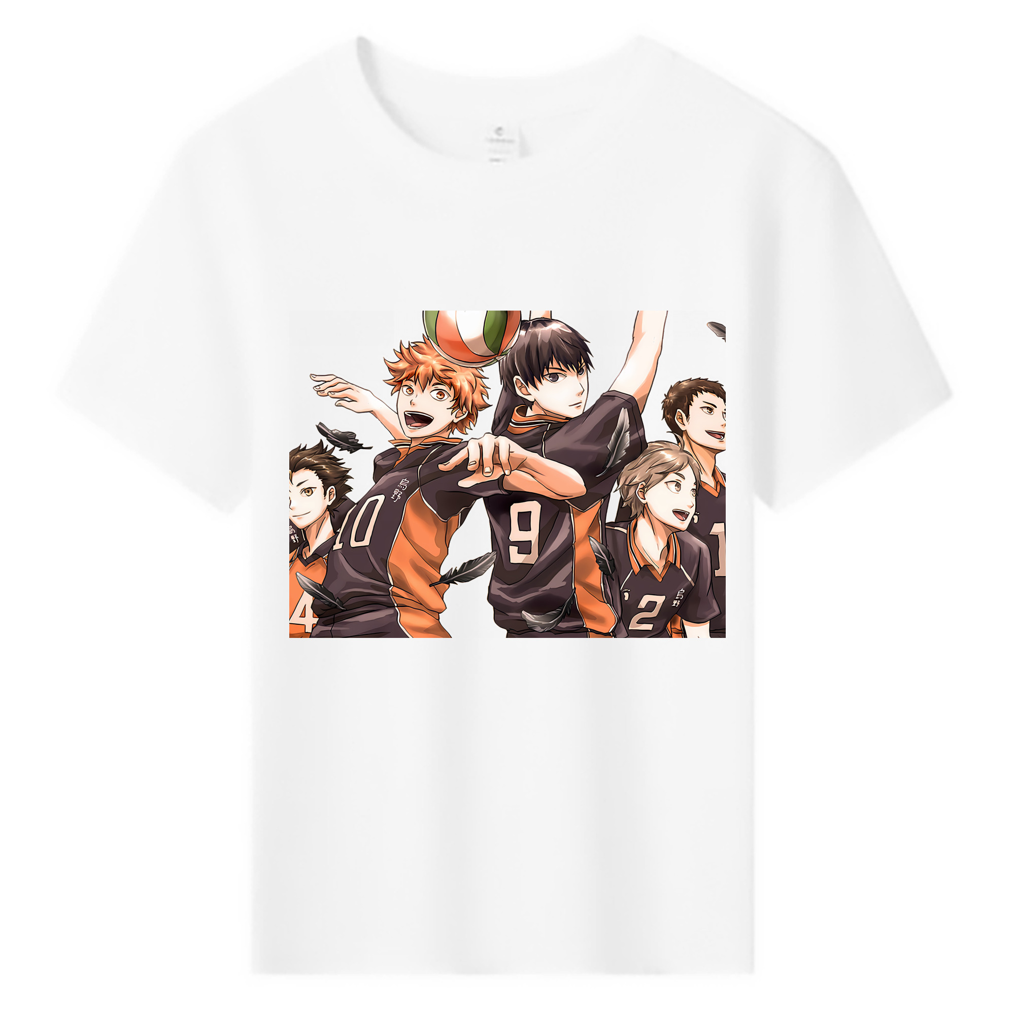 （画像用） ハイキュー!! Haikyu!! 綿100％キッズTシャツ（フロントプリント）