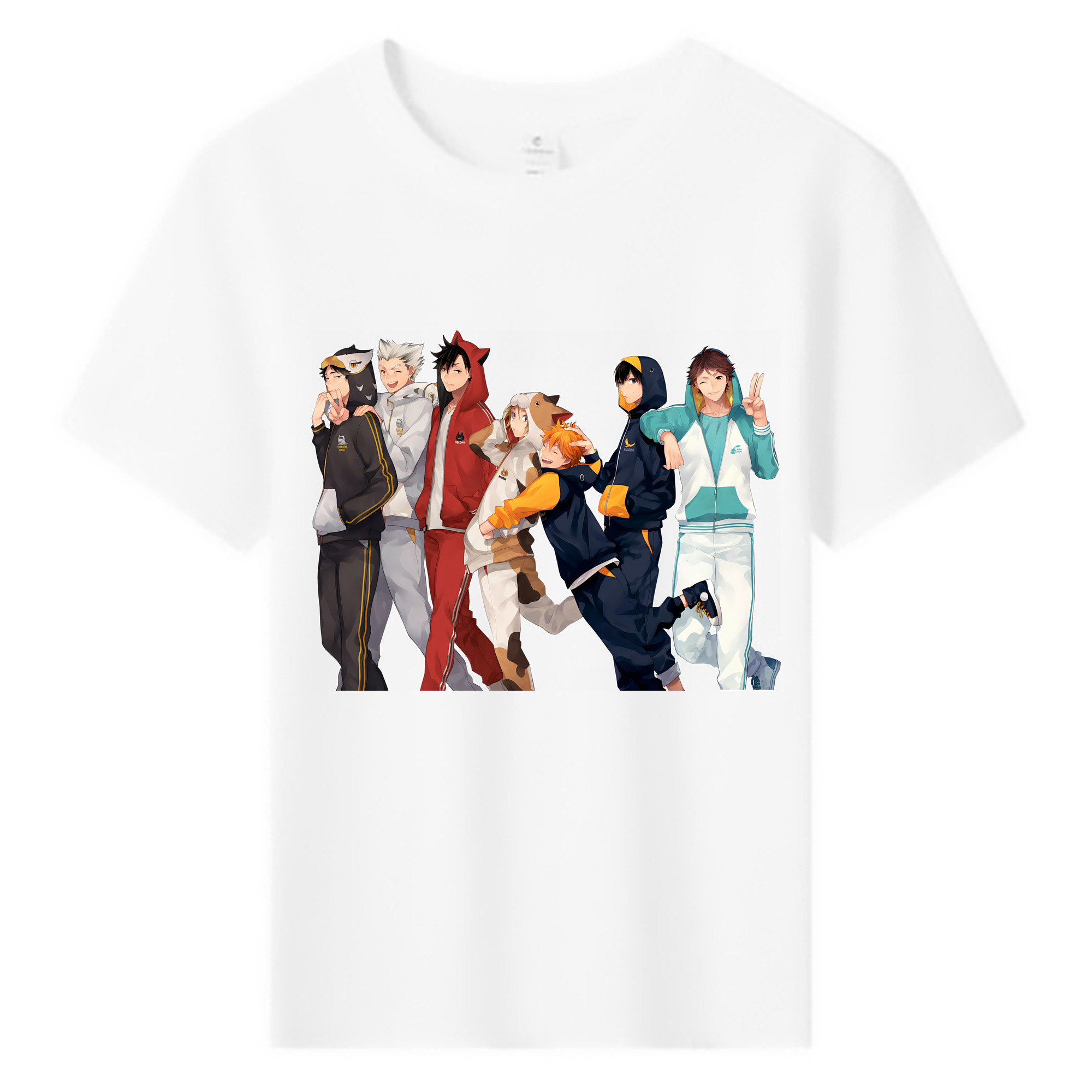 （画像用） ハイキュー!! Haikyu!! 綿100％キッズTシャツ（フロントプリント）