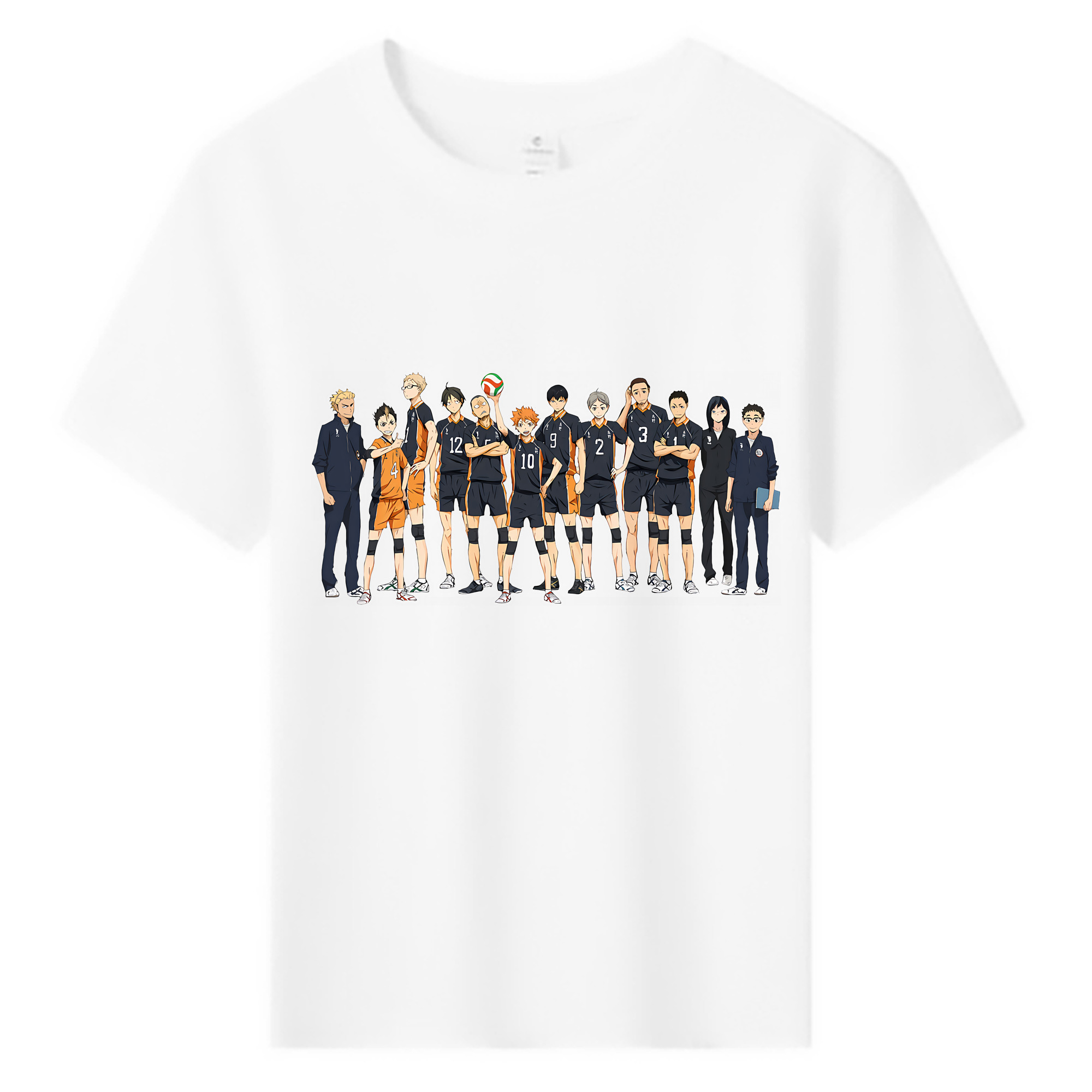 （画像用） ハイキュー!! Haikyu!! 綿100％キッズTシャツ（フロントプリント）