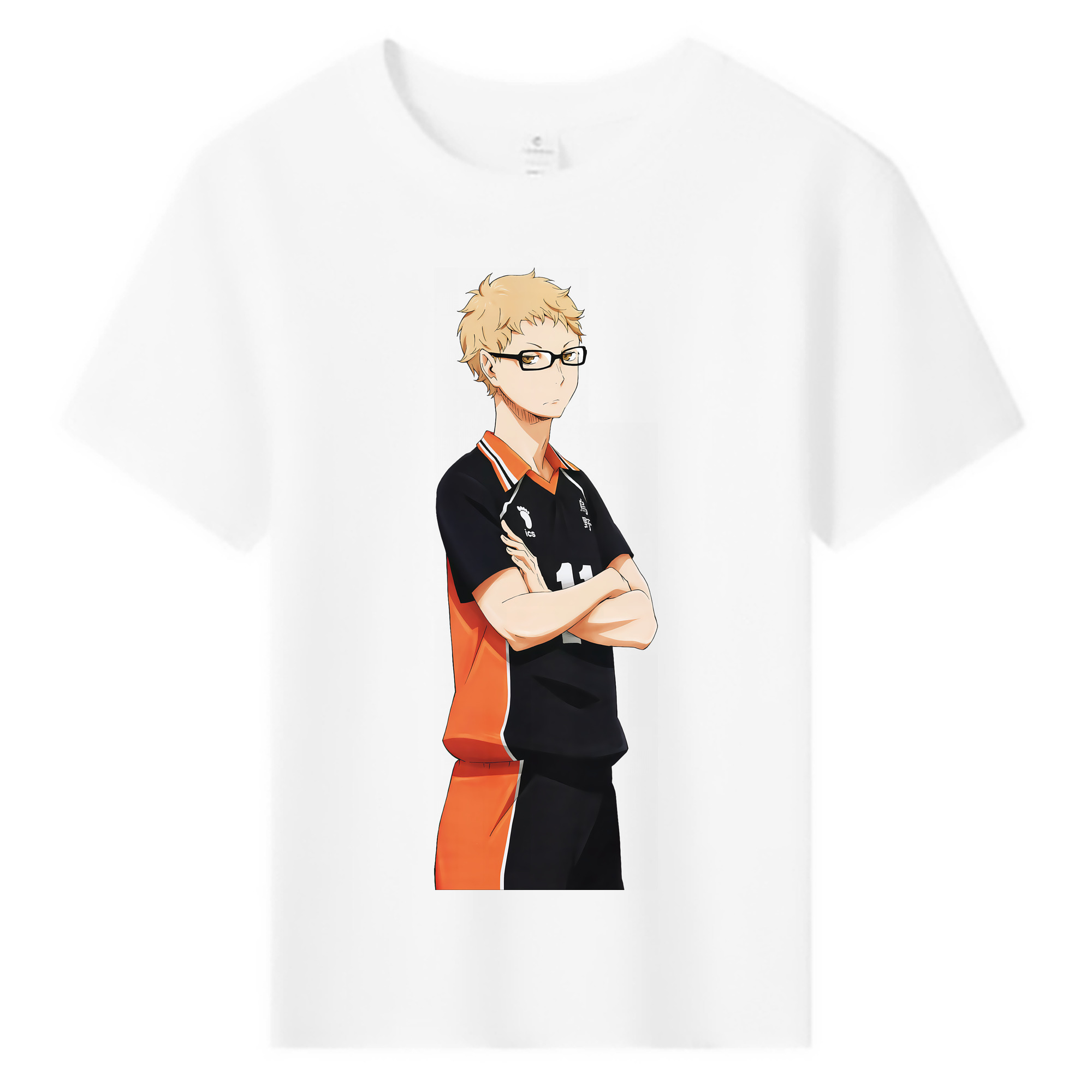 （画像用） ハイキュー!! Haikyu!! 綿100％キッズTシャツ（フロントプリント）