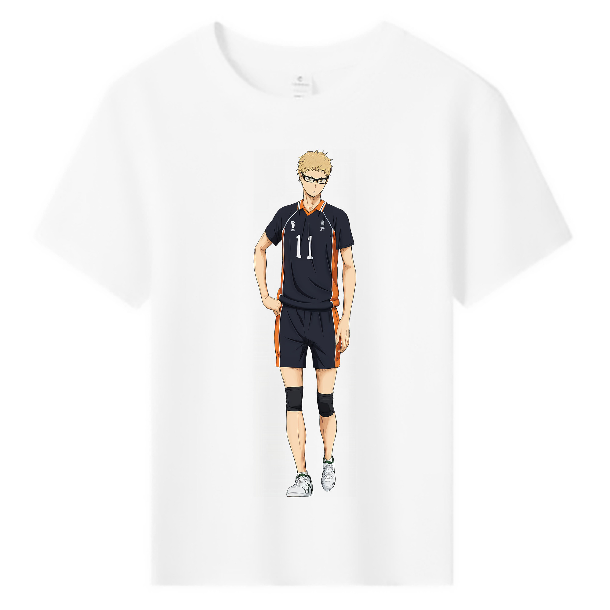 （画像用） ハイキュー!! Haikyu!! 綿100％キッズTシャツ（フロントプリント）