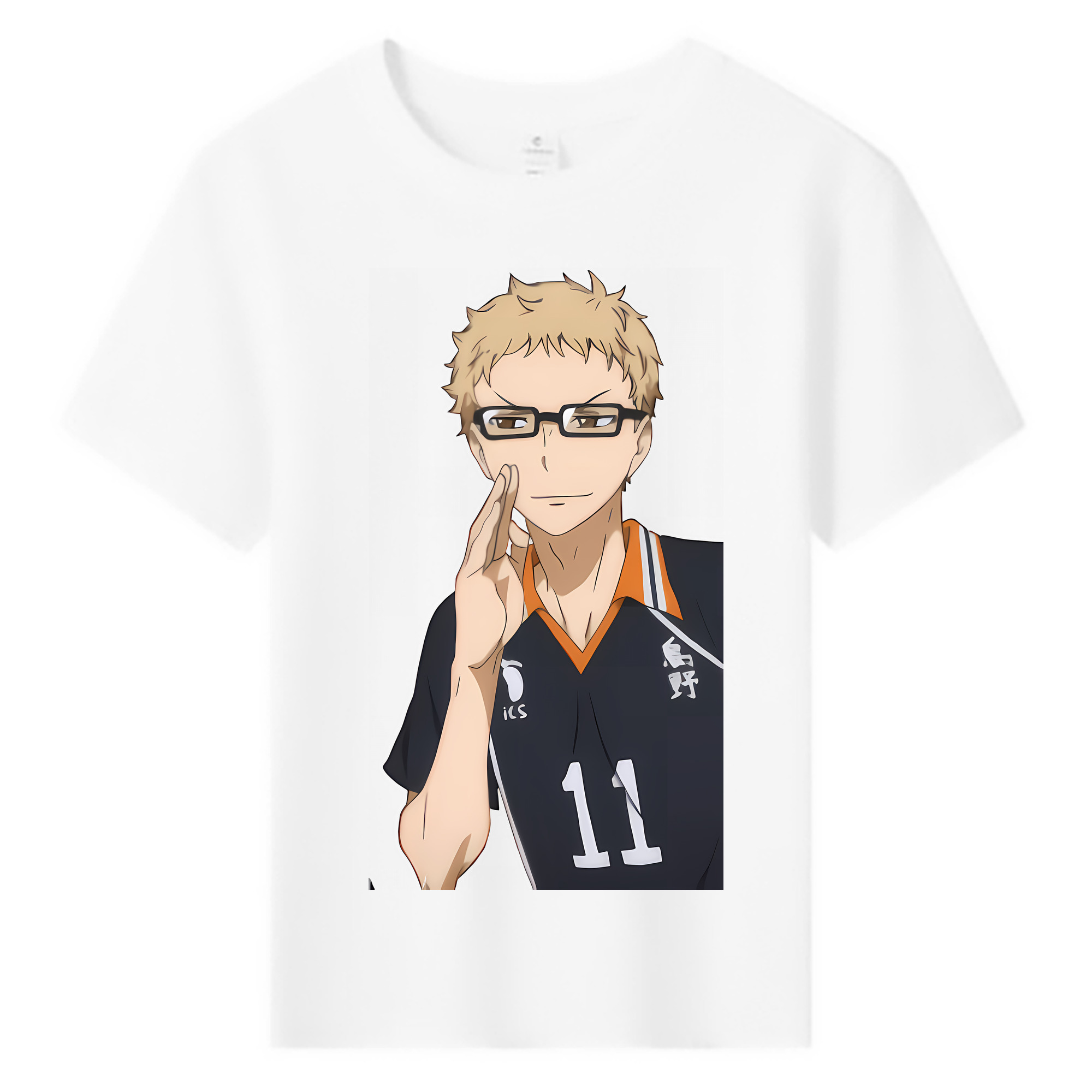 （画像用） ハイキュー!! Haikyu!! 綿100％キッズTシャツ（フロントプリント）