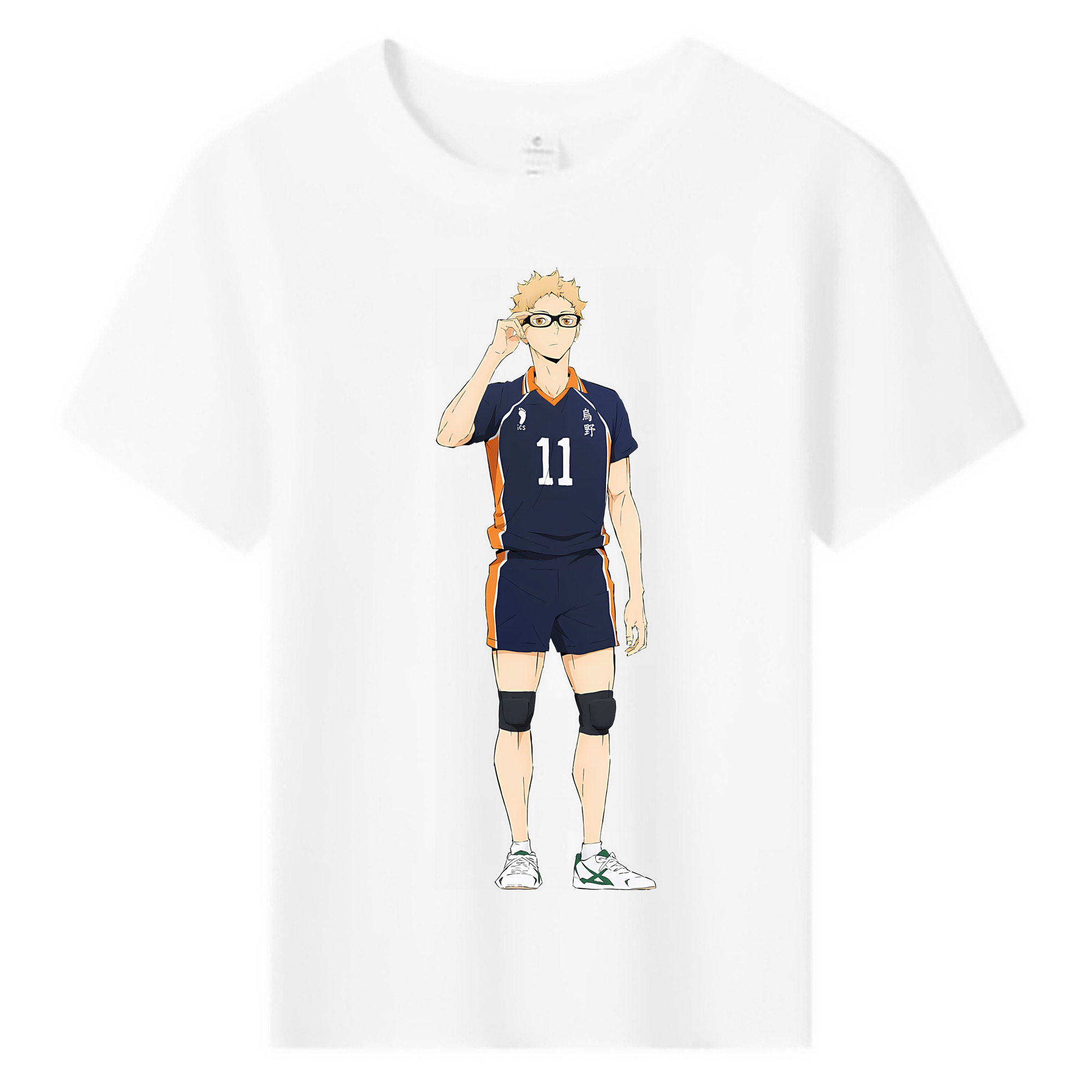 （画像用） ハイキュー!! Haikyu!! 綿100％キッズTシャツ（フロントプリント）