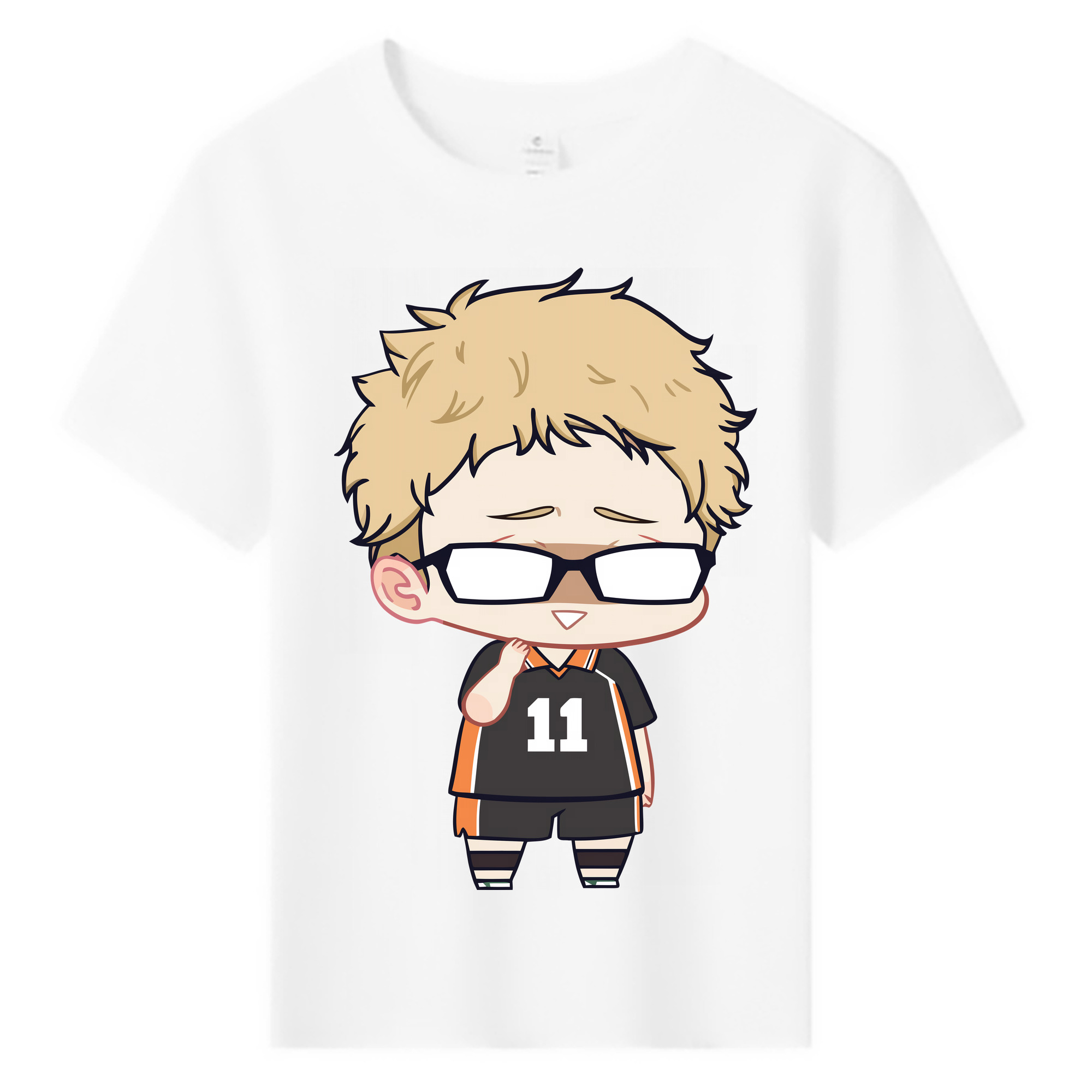 （画像用） ハイキュー!! Haikyu!! 綿100％キッズTシャツ（フロントプリント）