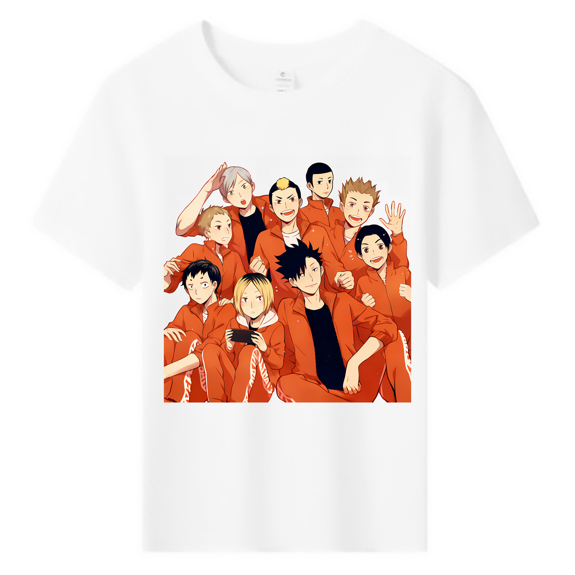 （画像用） ハイキュー!! Haikyu!! 綿100％キッズTシャツ（フロントプリント）