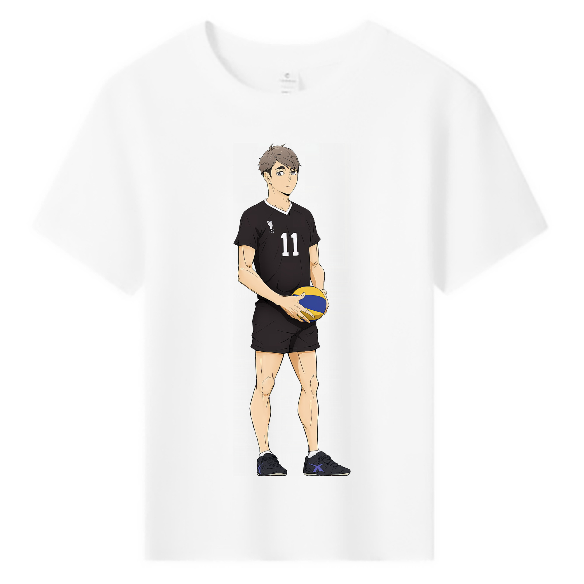 （画像用） ハイキュー!! Haikyu!! 綿100％キッズTシャツ（フロントプリント）