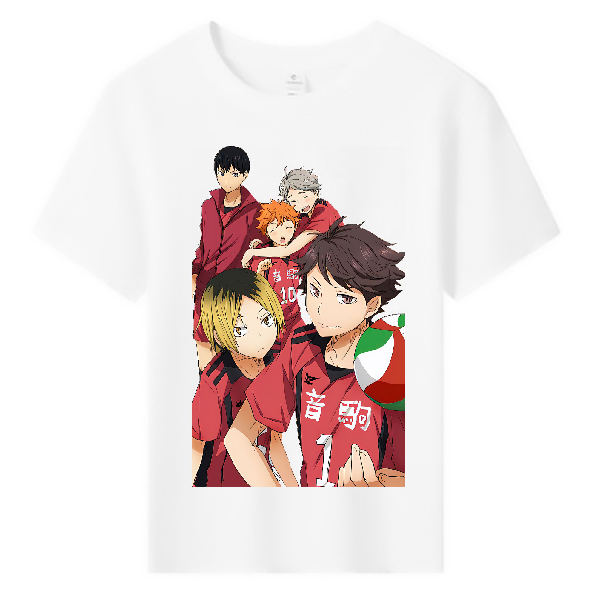（画像用） ハイキュー!! Haikyu!! 綿100％キッズTシャツ（フロントプリント）